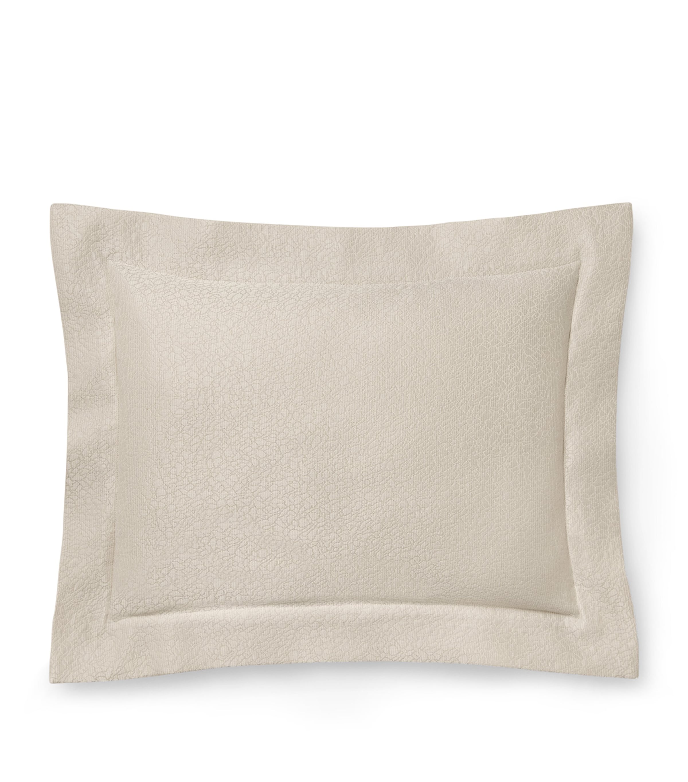Pratesi Venezia King Sham Pillowcase (21cm x 36cm) Beige Image 1