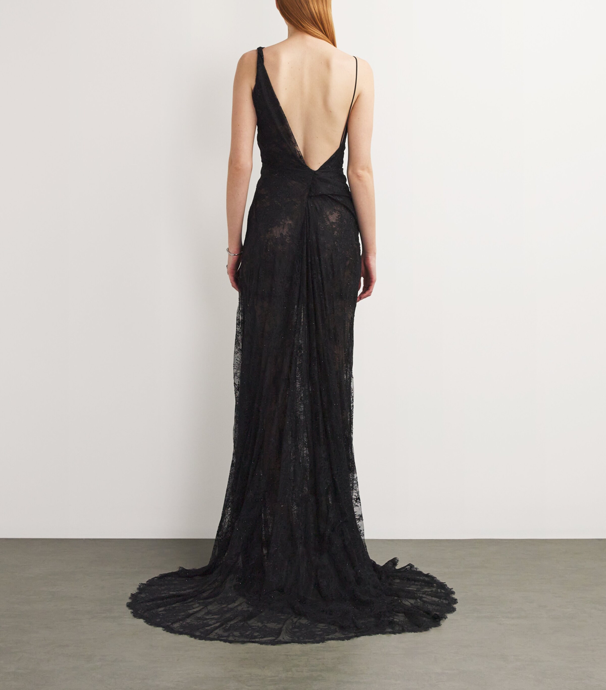 self portrait navy lace trim midi dress self-portrait - Navy Lace Embellished Midi Dress main image 0