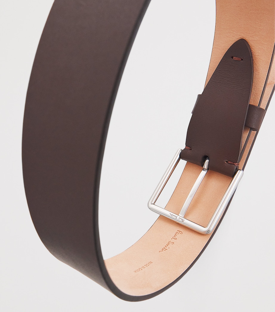 Paul Smith Leather Signature Stripe Stitch Belt Image 5