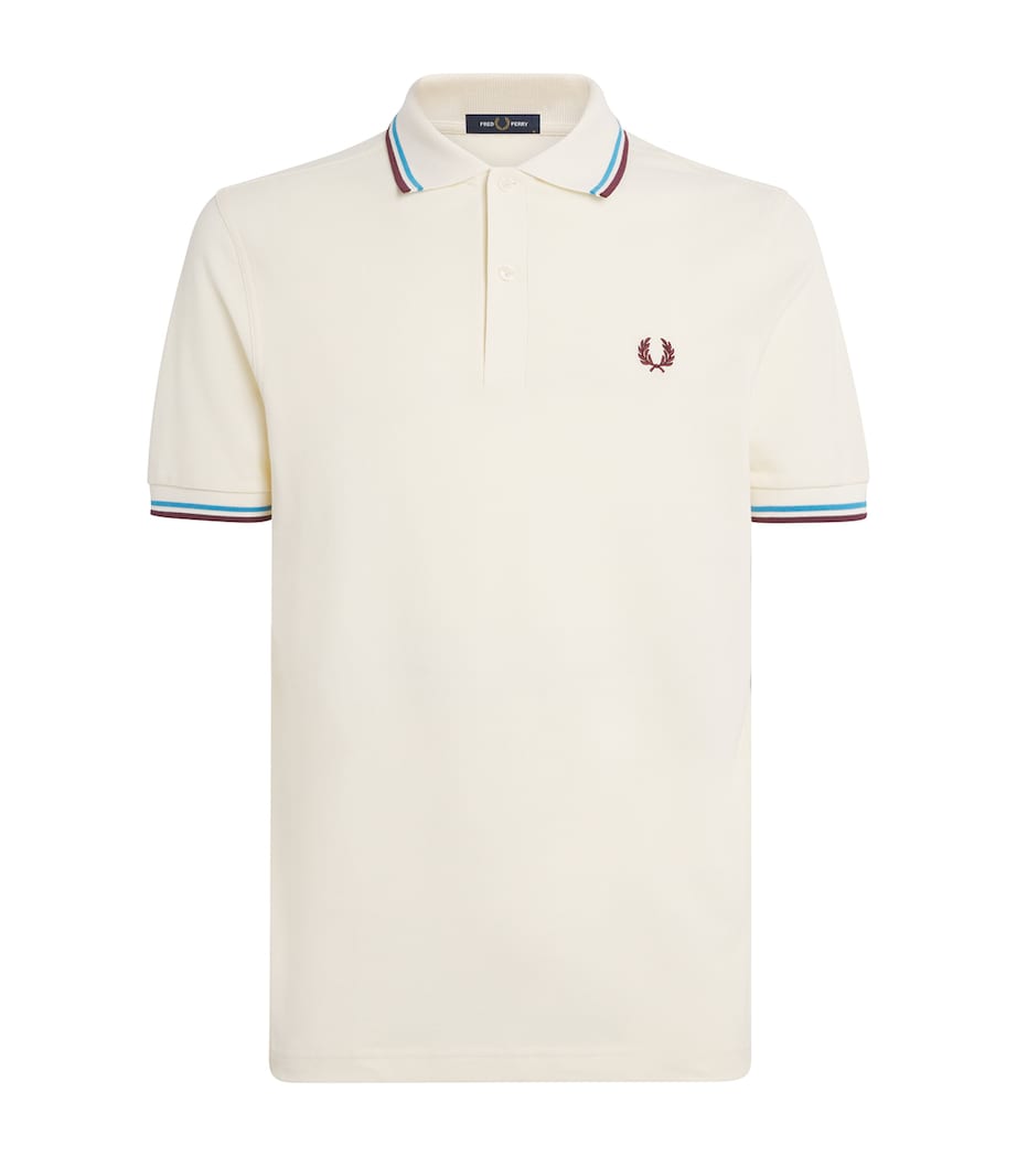 Twin Tipped Polo Shirt Z46-ECR/CRTBLU/OXBLO Image 1