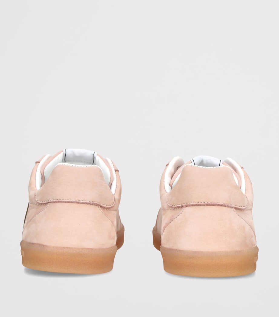 Dolce&Gabbana Kids Leather DG Logo Sneakers Peach Image 4