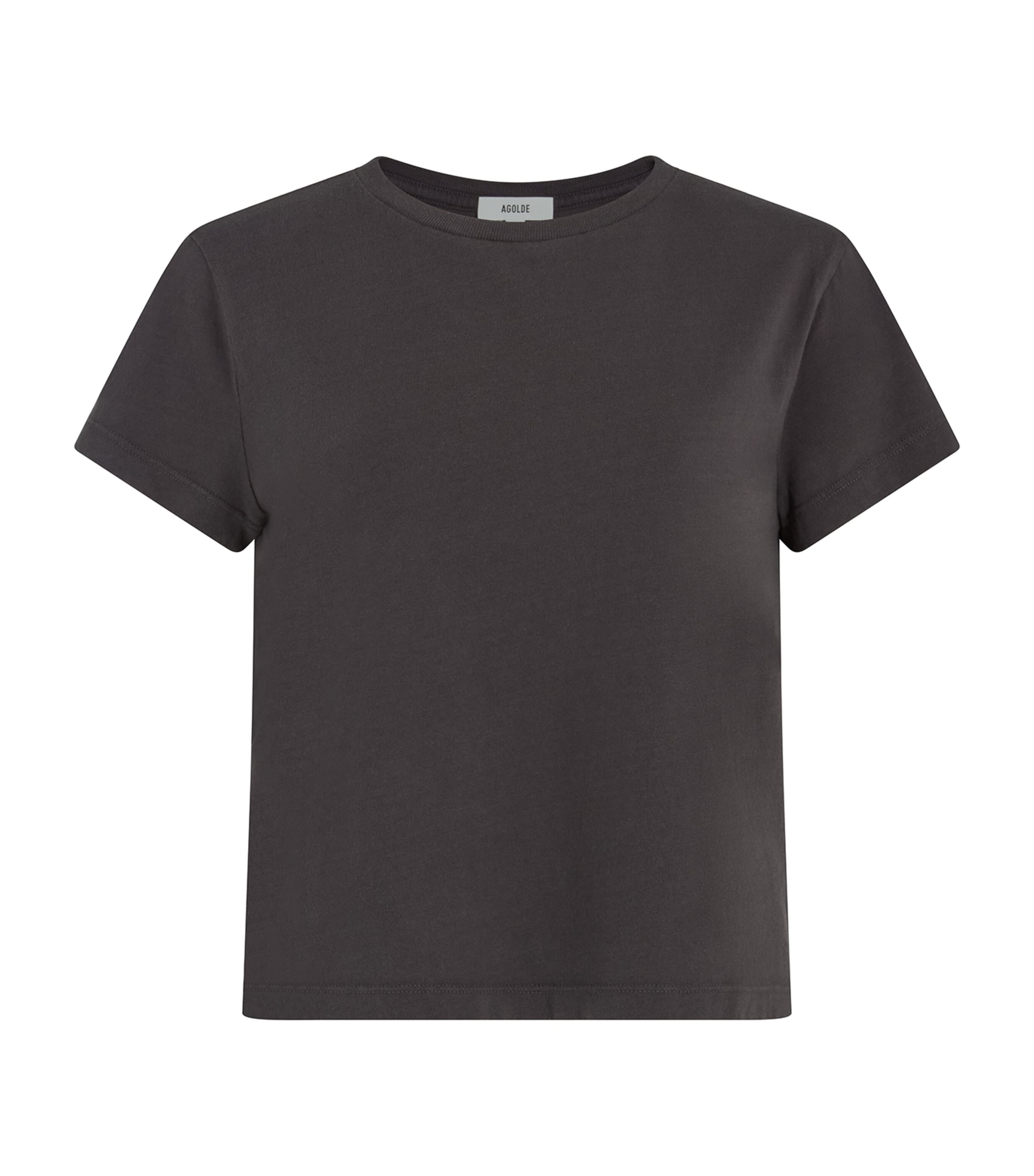 Organic Cotton Adine Shrunken T-Shirt SHADE (DK GREY) Image 1