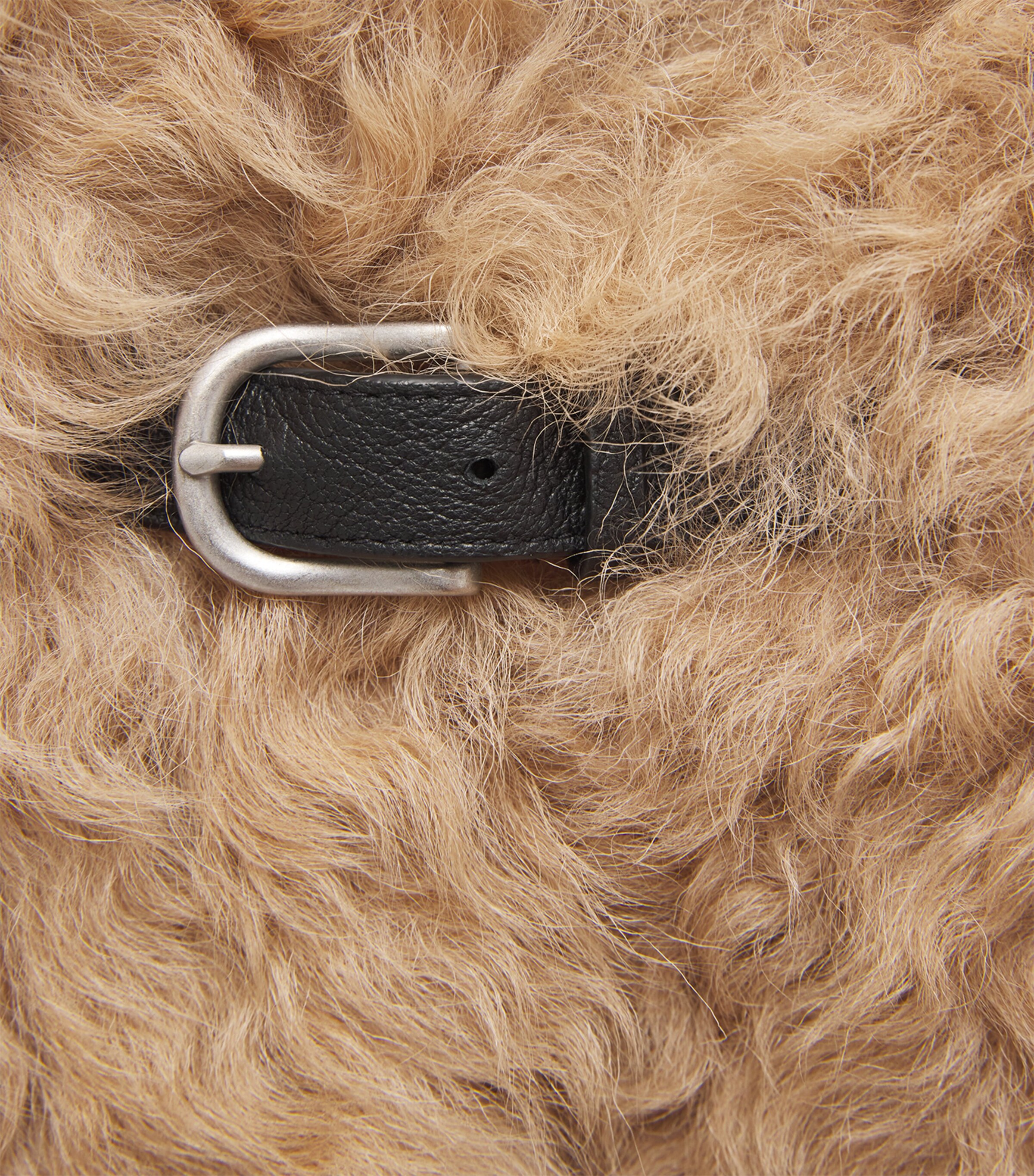 Shearling Sabrina Jacket LTBROWN Image 5