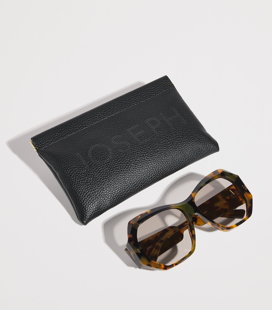 Joseph Butterfly Slima Sunglasses Tortoise Image 4