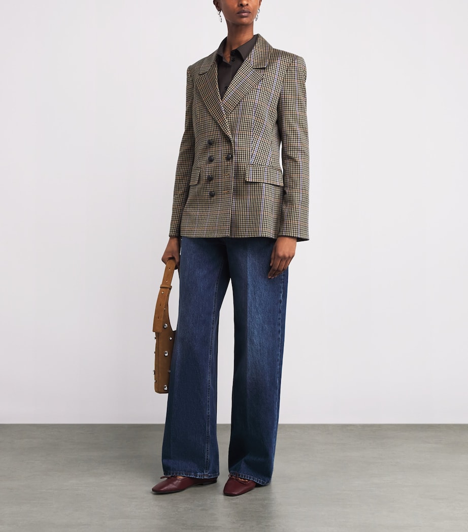 Plaid Claude Dickey Blazer N0963 RUSSET MULTI Image 2