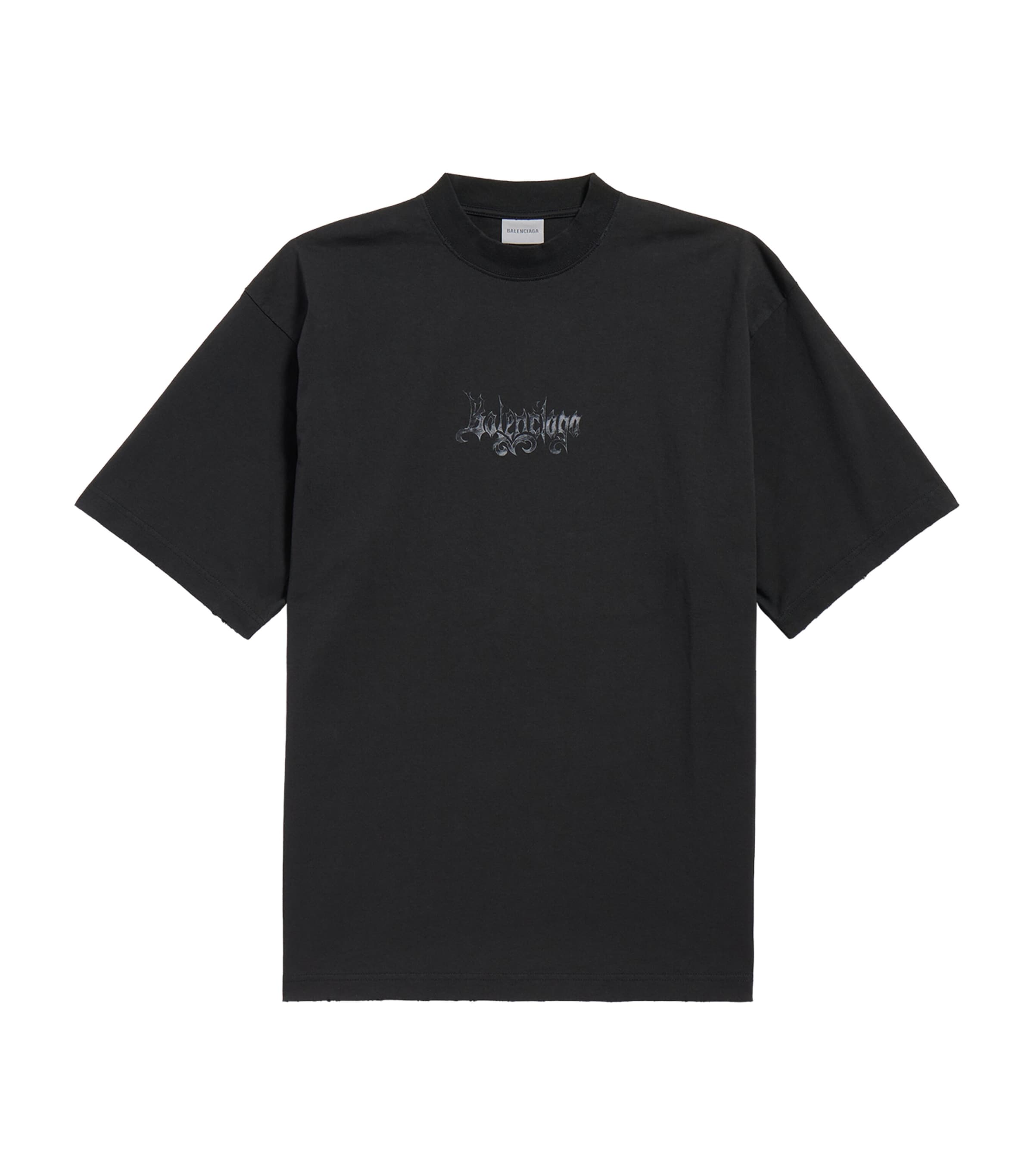 Balenciaga Mens Cotton Sketchy Logo T-Shirt Image 1