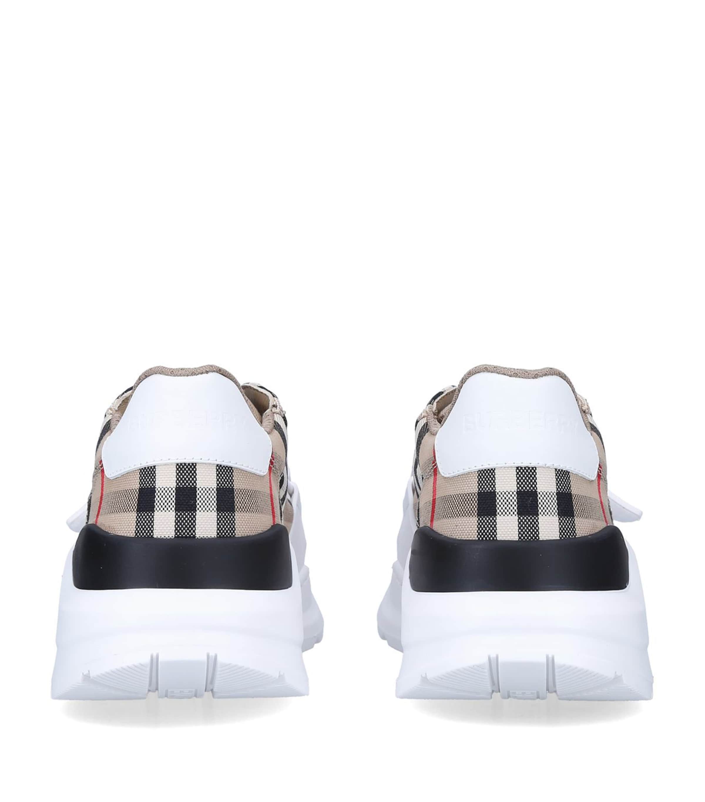★BURBERRY REGIS CHECK SNEAKERS チェック スエード スニーカー Burberry New Regis Check Sneakers | Saks Fifth Avenue
