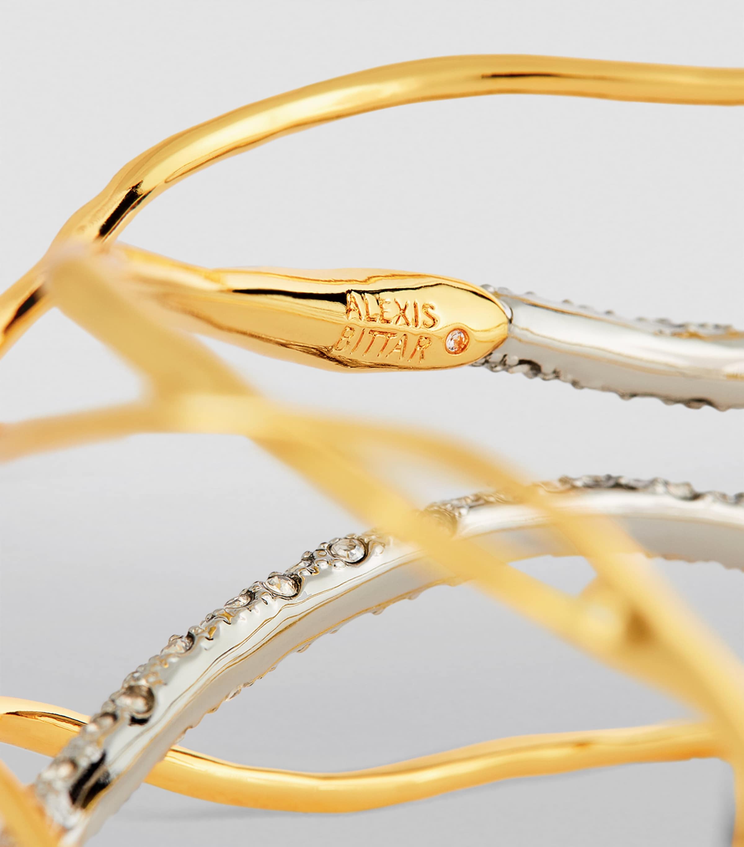 Gold-Plated Solanales Cuff NO CRYSTALS Image 6