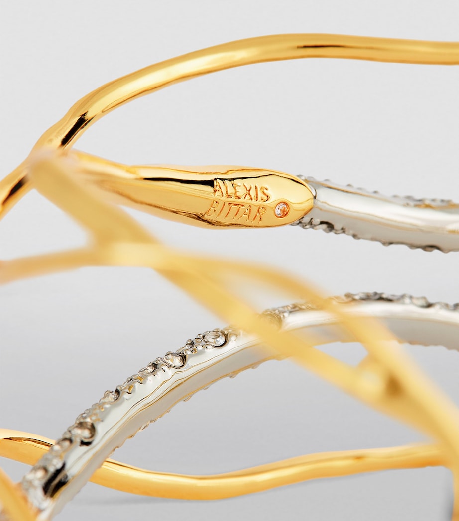 Gold-Plated Solanales Cuff NO CRYSTALS Image 6