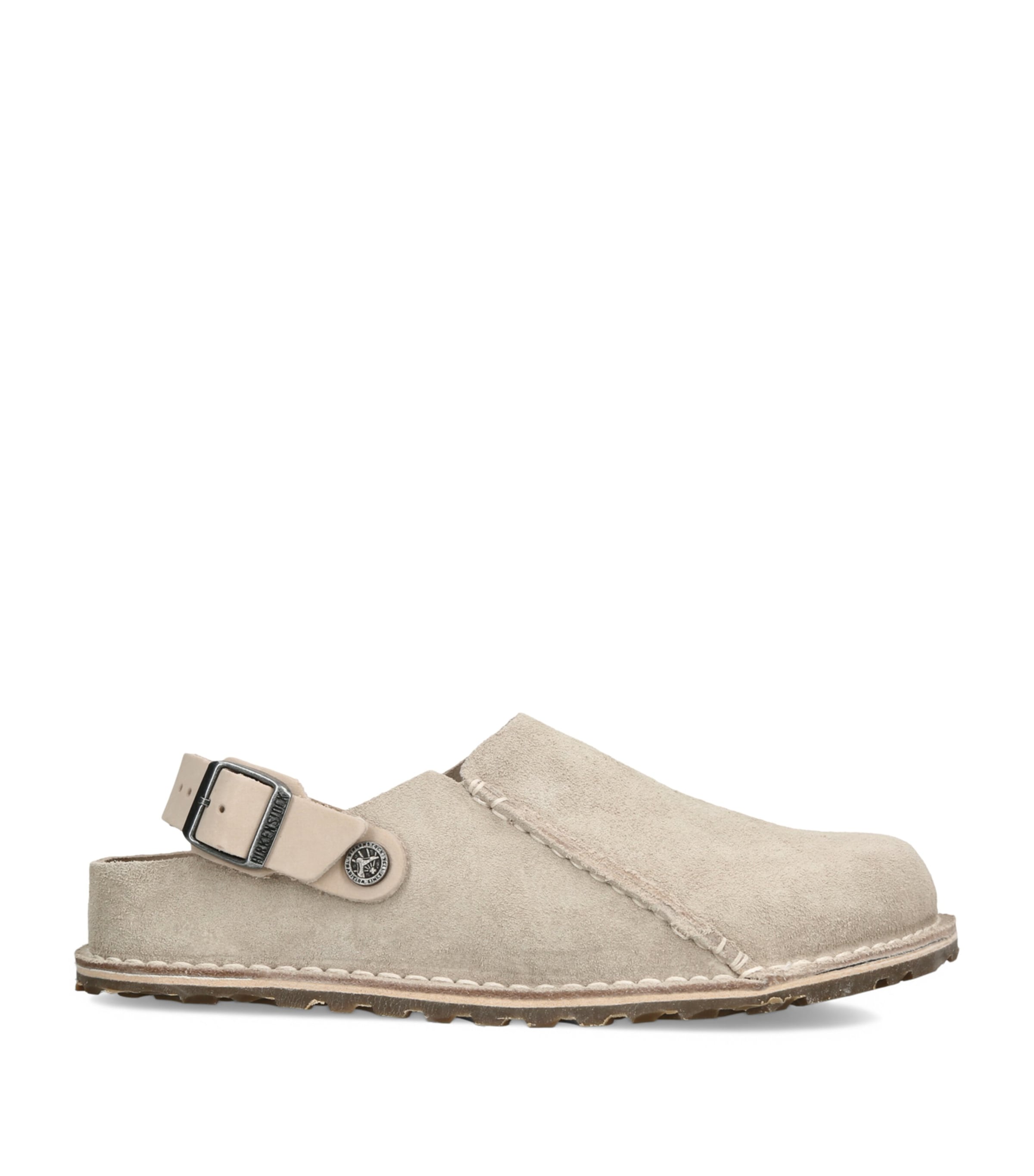 Birkenstock Suede Lutry Clogs (Regular Fit) White Image 1