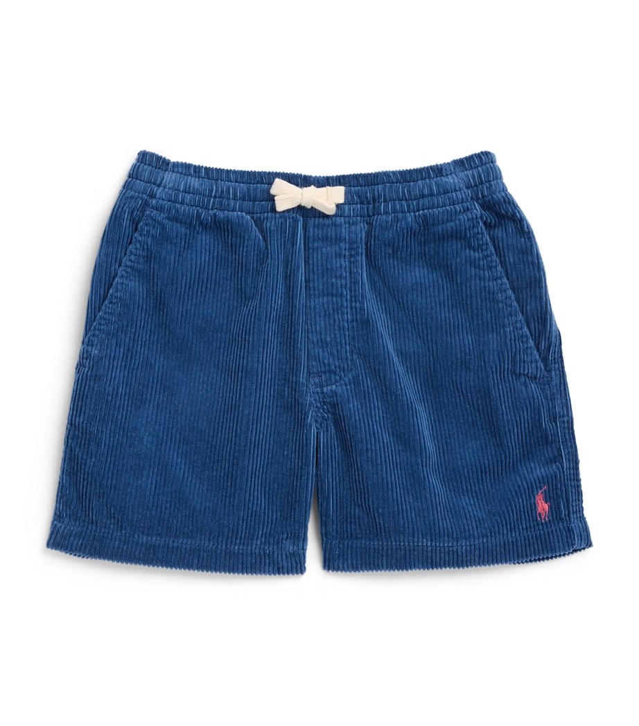 Ralph Lauren Kids Cotton Corduroy Prepster Shorts (2-7 Years) Old Royal W Pp Image 1