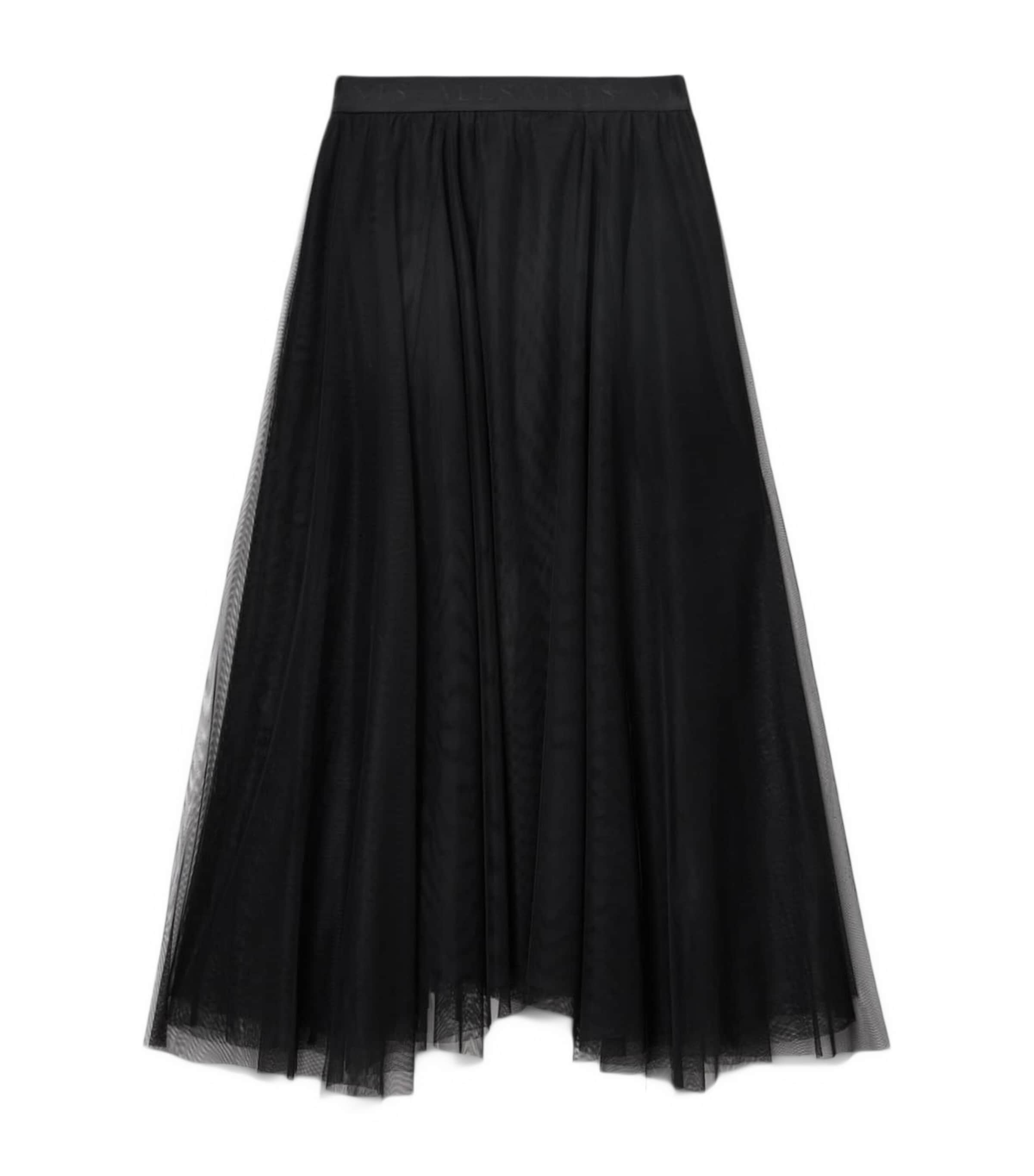 Tulle Ally Midi Skirt BLACK Image 1