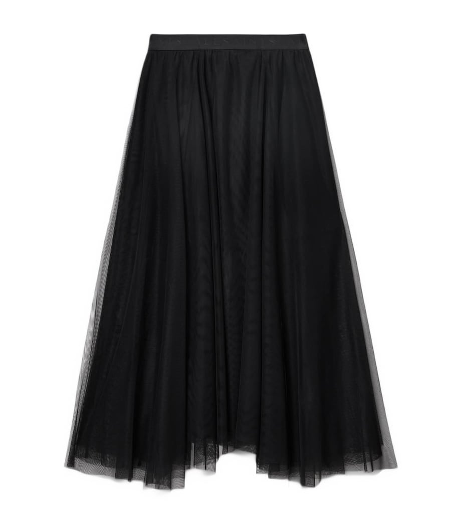 Tulle Ally Midi Skirt BLACK Image 1