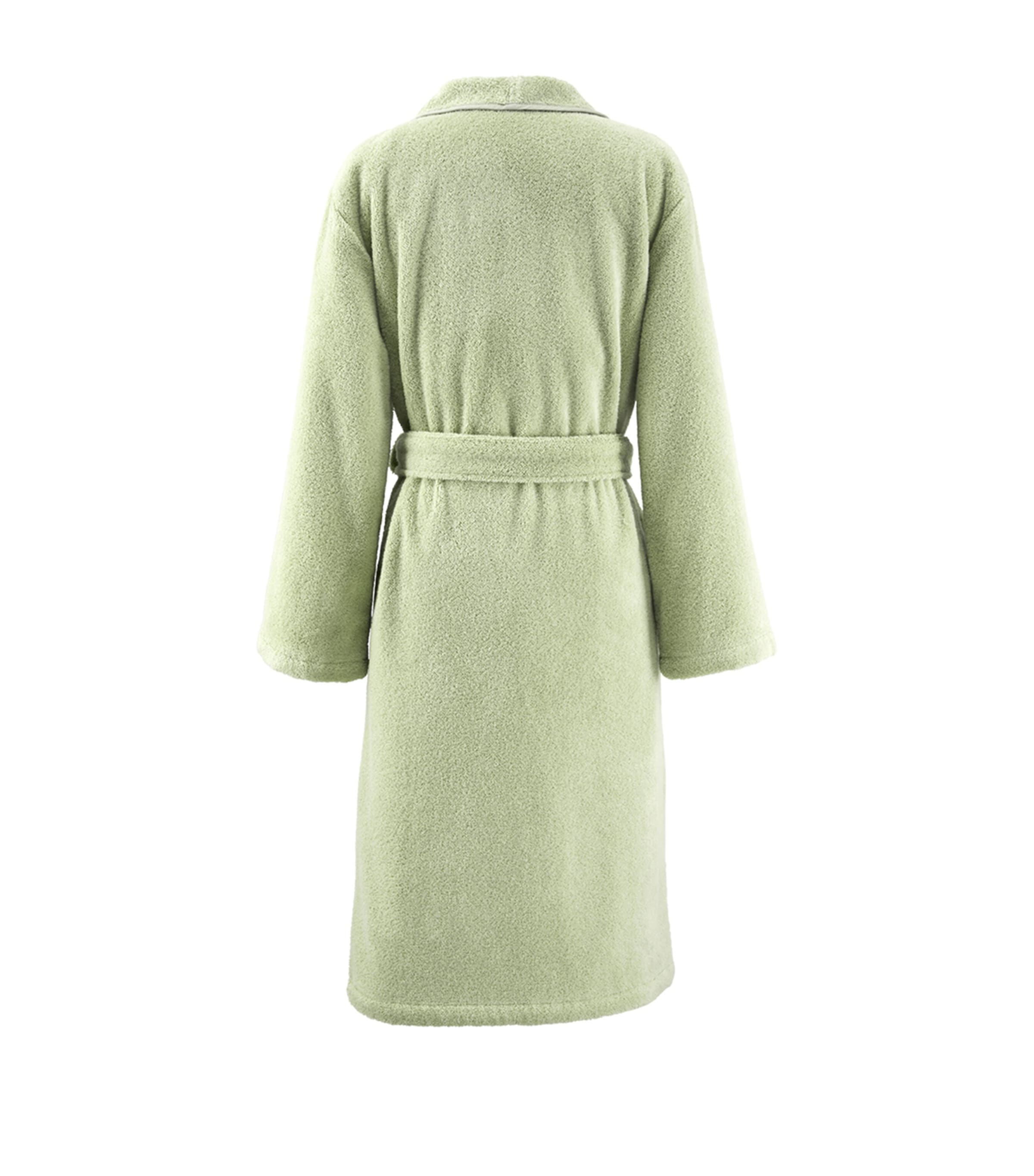 Cotton-Modal Orchidee Bathrobe GREEN Image 2