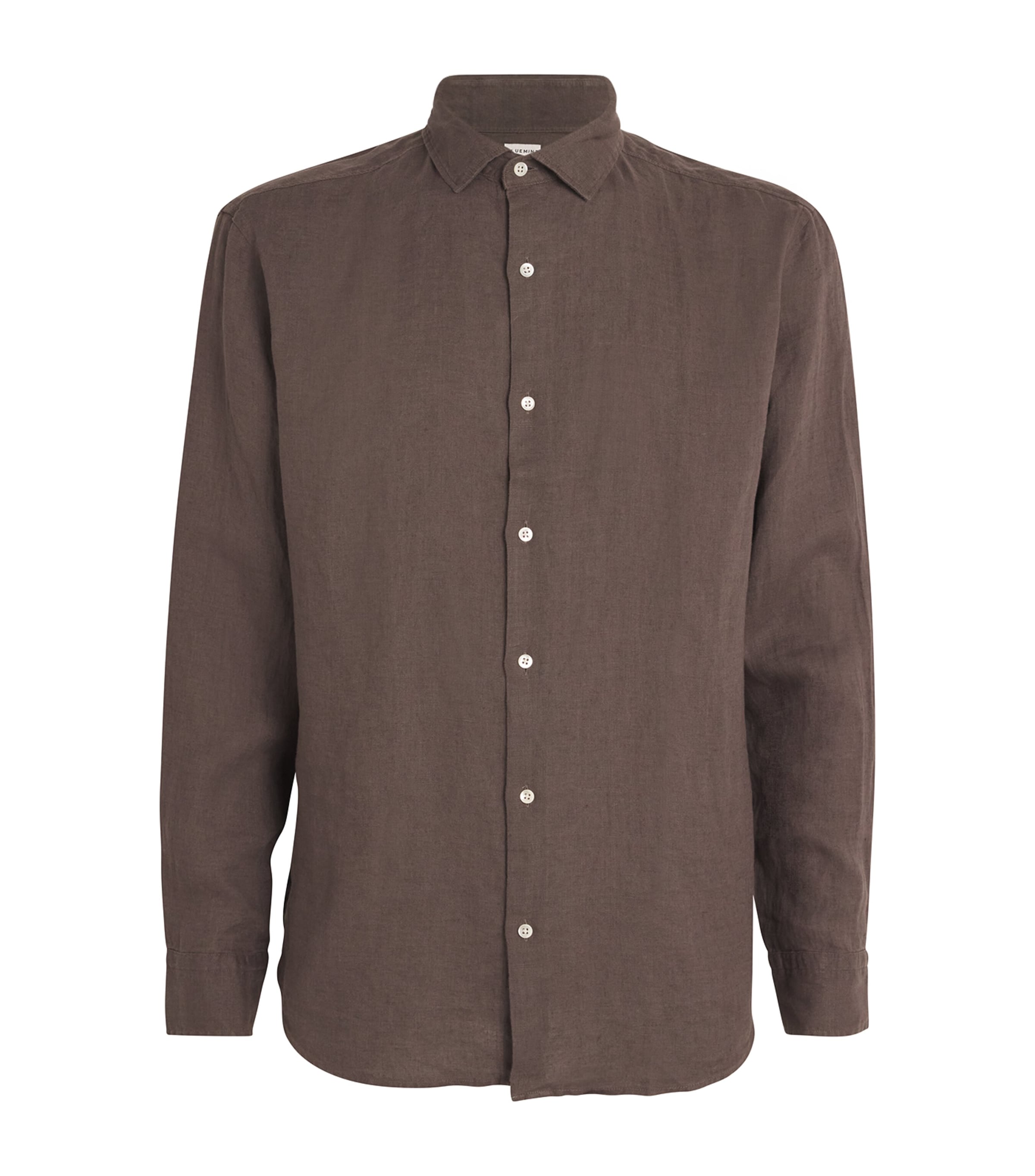 Bluemint Linen Luca Shirt In Brown