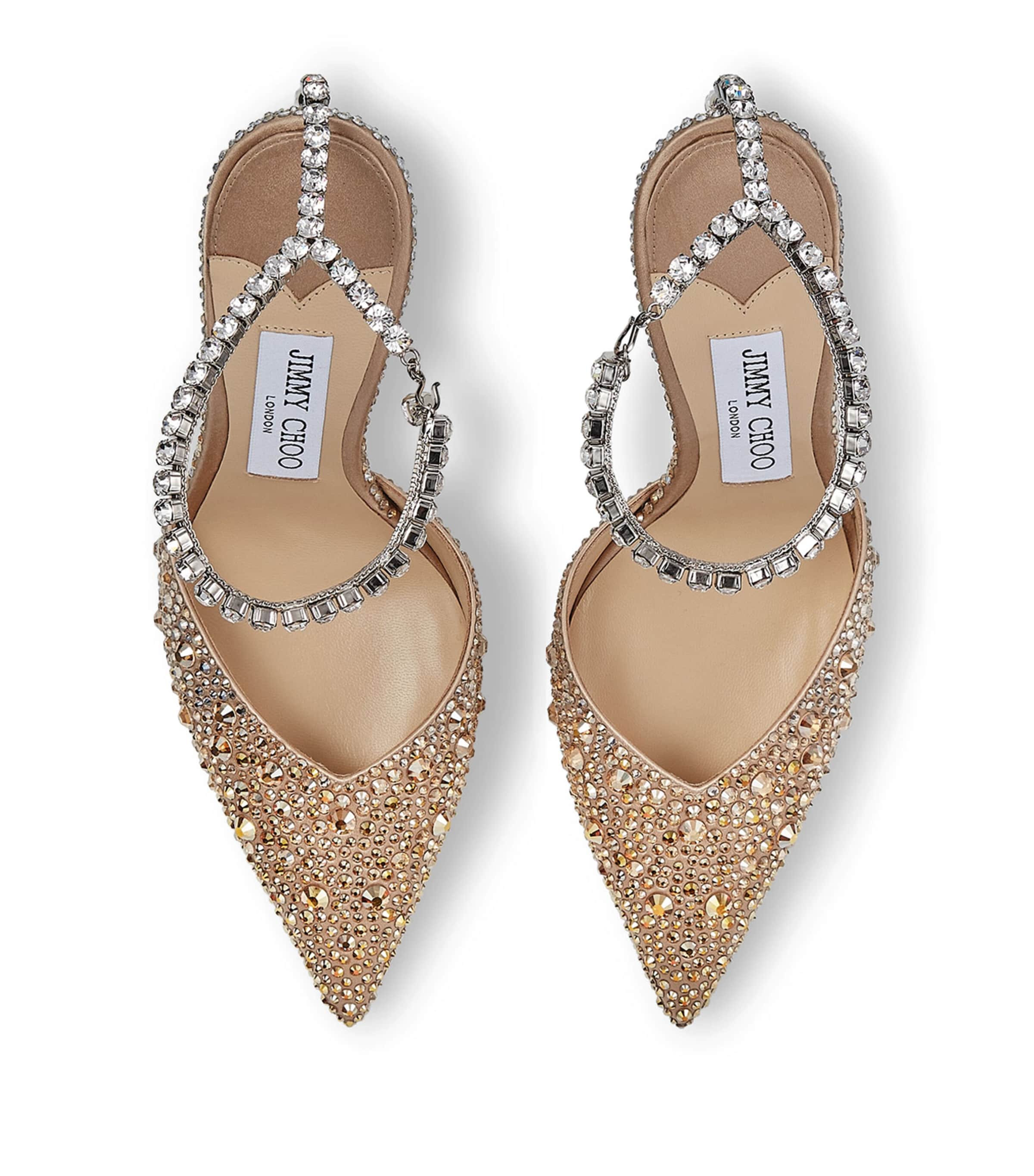 Saeda 100 Crystal Embellished Pumps GOLD/CRYSTAL Image 5