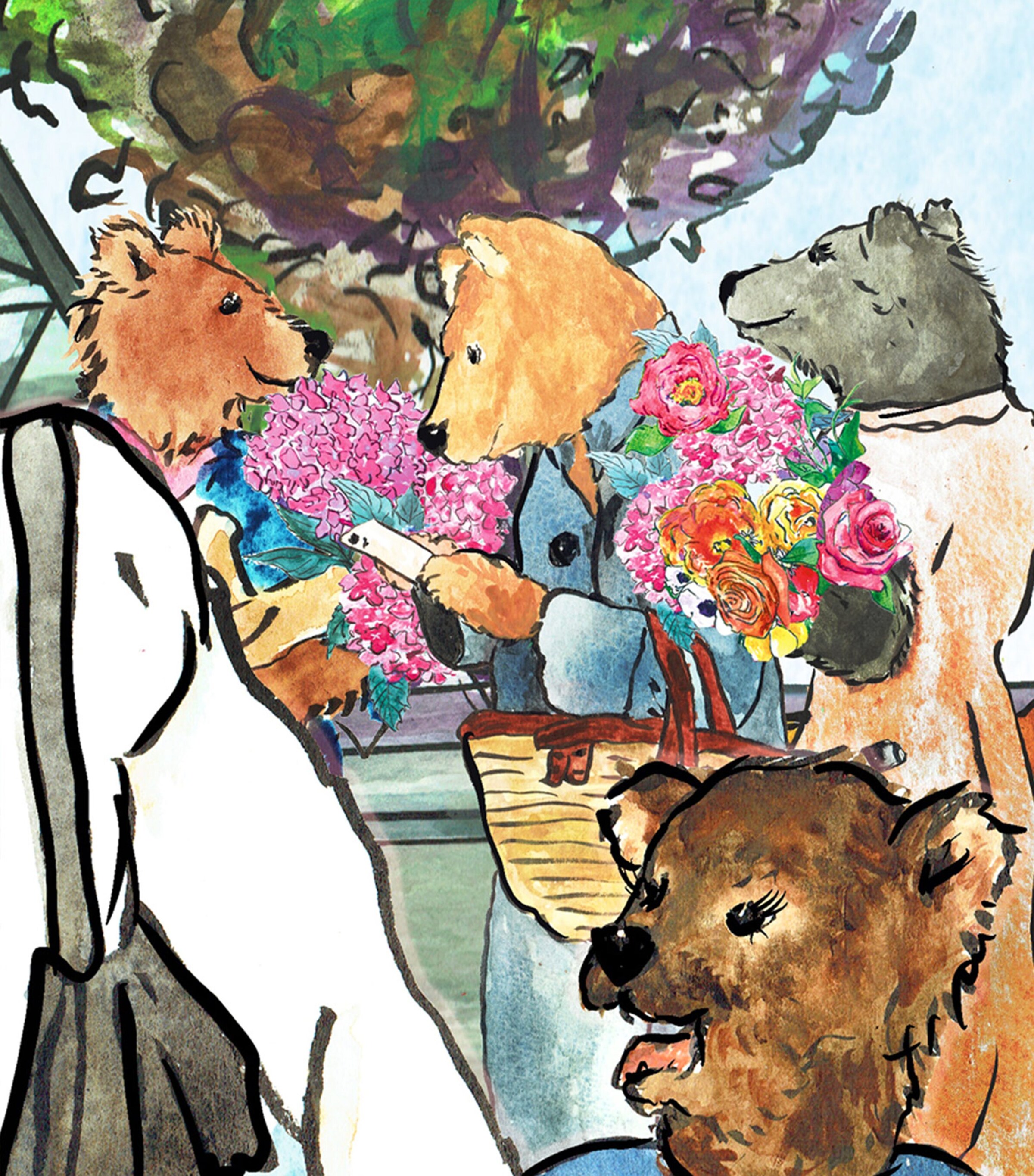 Les Ours d’Eiffel Paris A3 Print MULTI Image 6