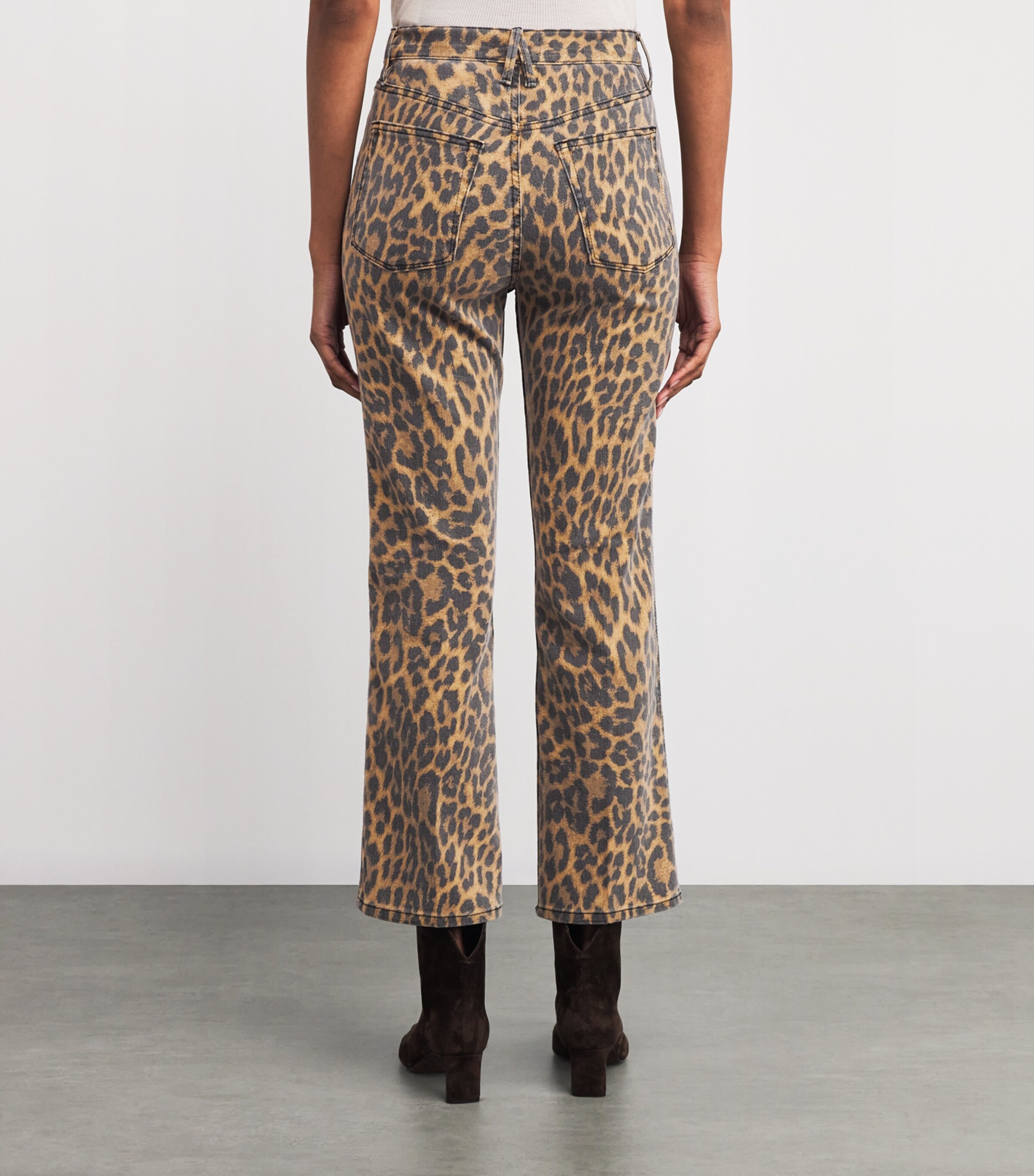 Leopard Good Standard Kick Flare Jeans LUCKY LEOPARD001 Image 4