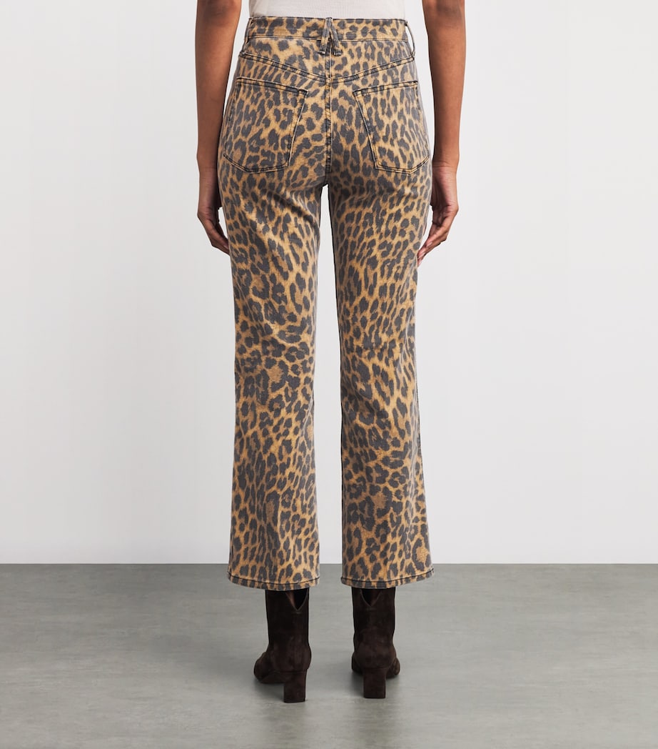 Leopard Good Standard Kick Flare Jeans LUCKY LEOPARD001 Image 4