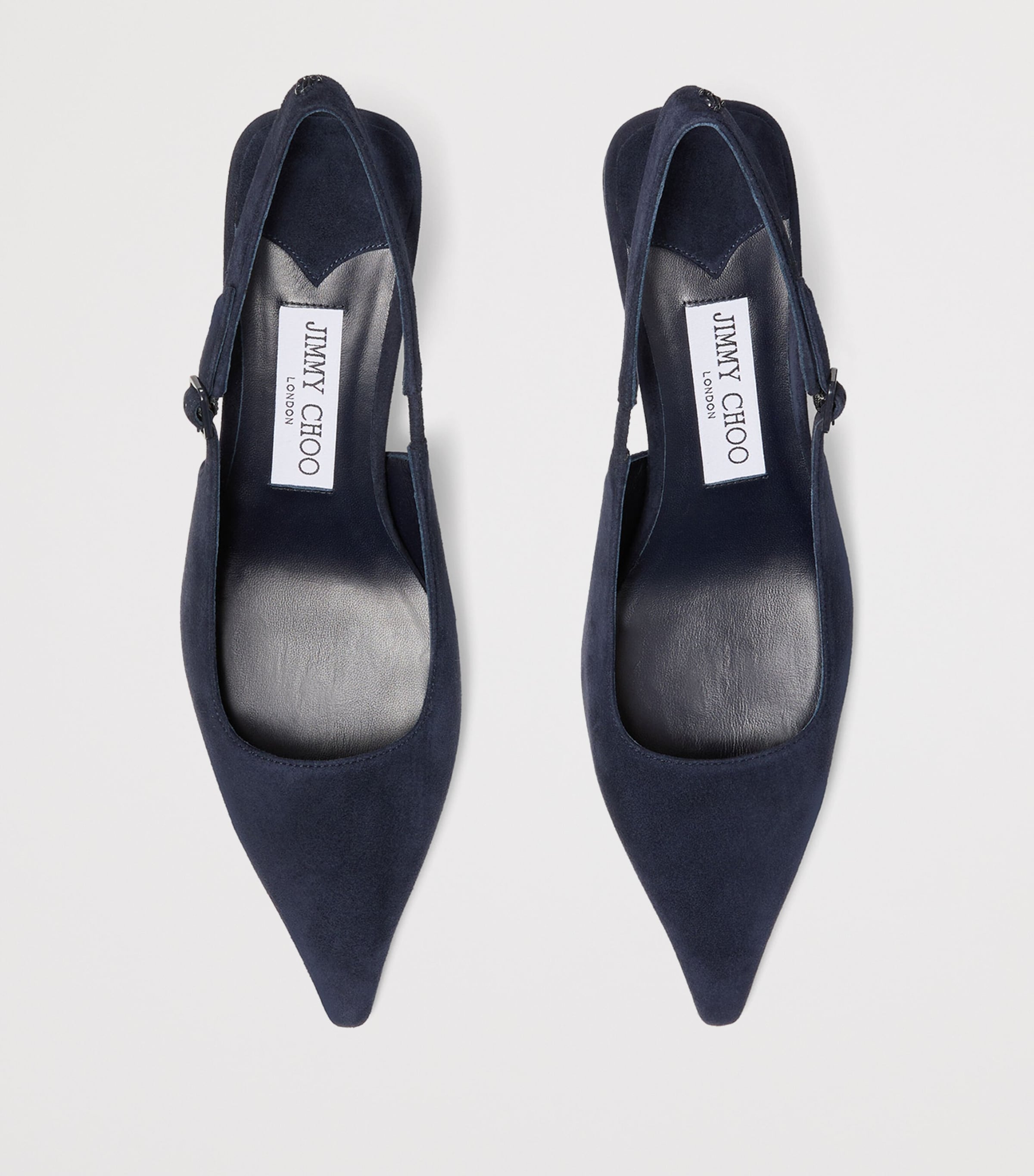 Amel 50 Suede Slingback Pumps MARINE Image 3