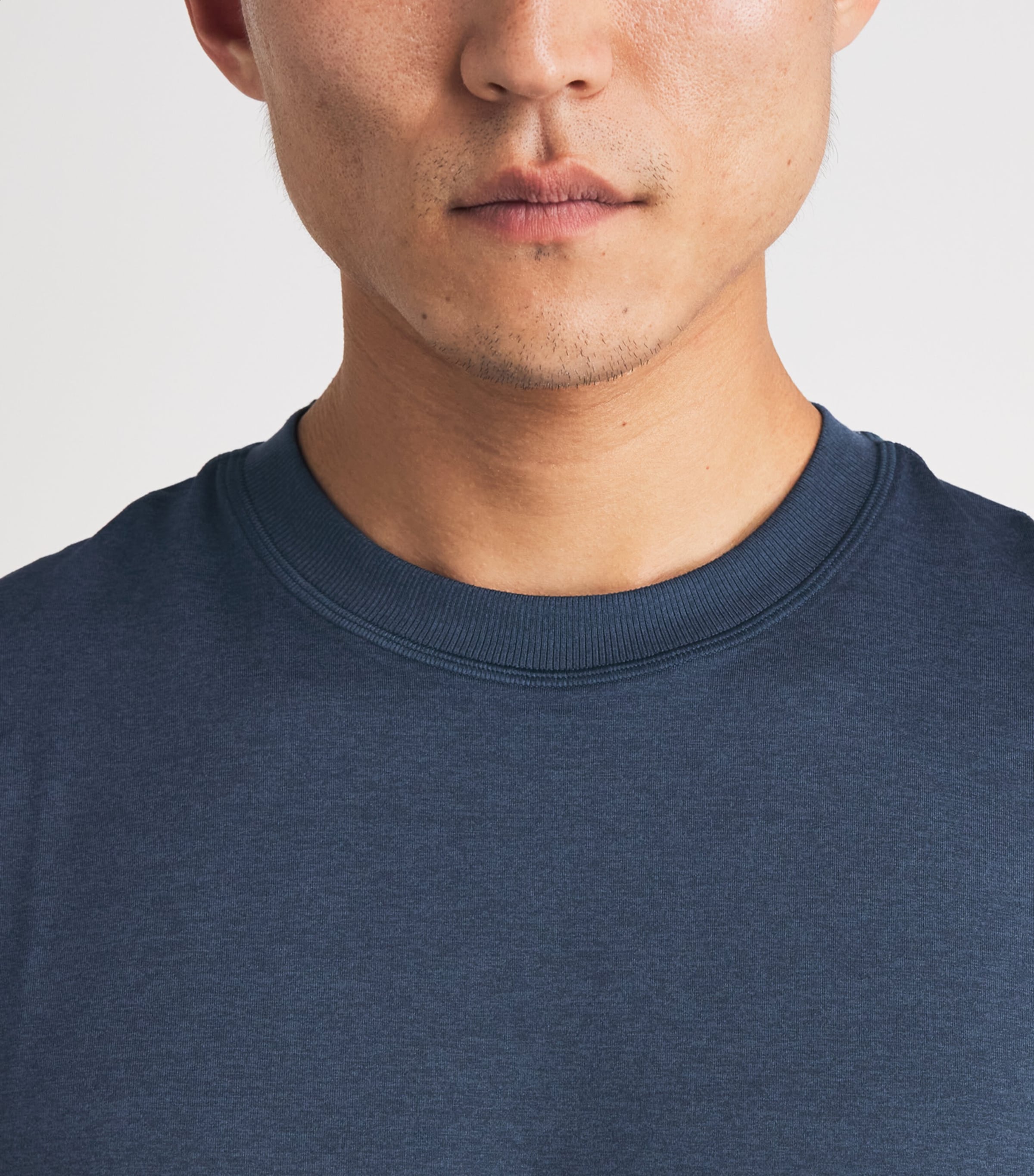VUORI Mens Ponto Performance T-Shirt Haz Azure Heath Image 3