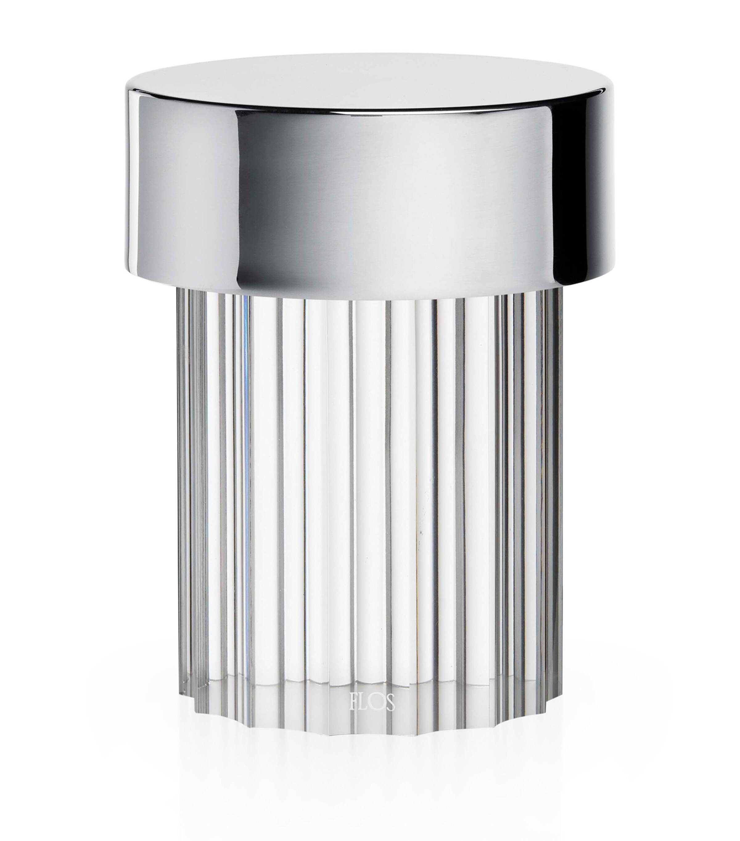 Last Order Fluted Table Lamp SILVER Image 4