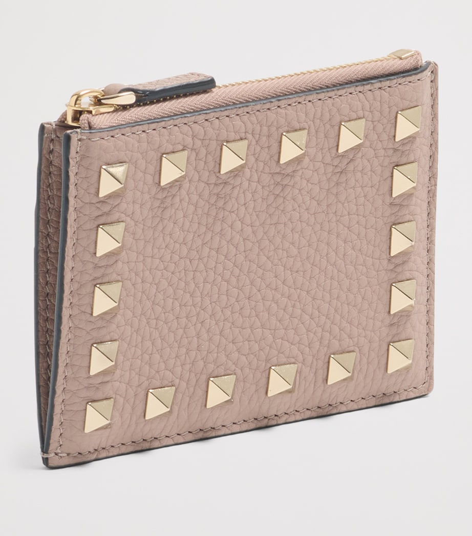 Leather Rockstud Card Holder P45 Image 2