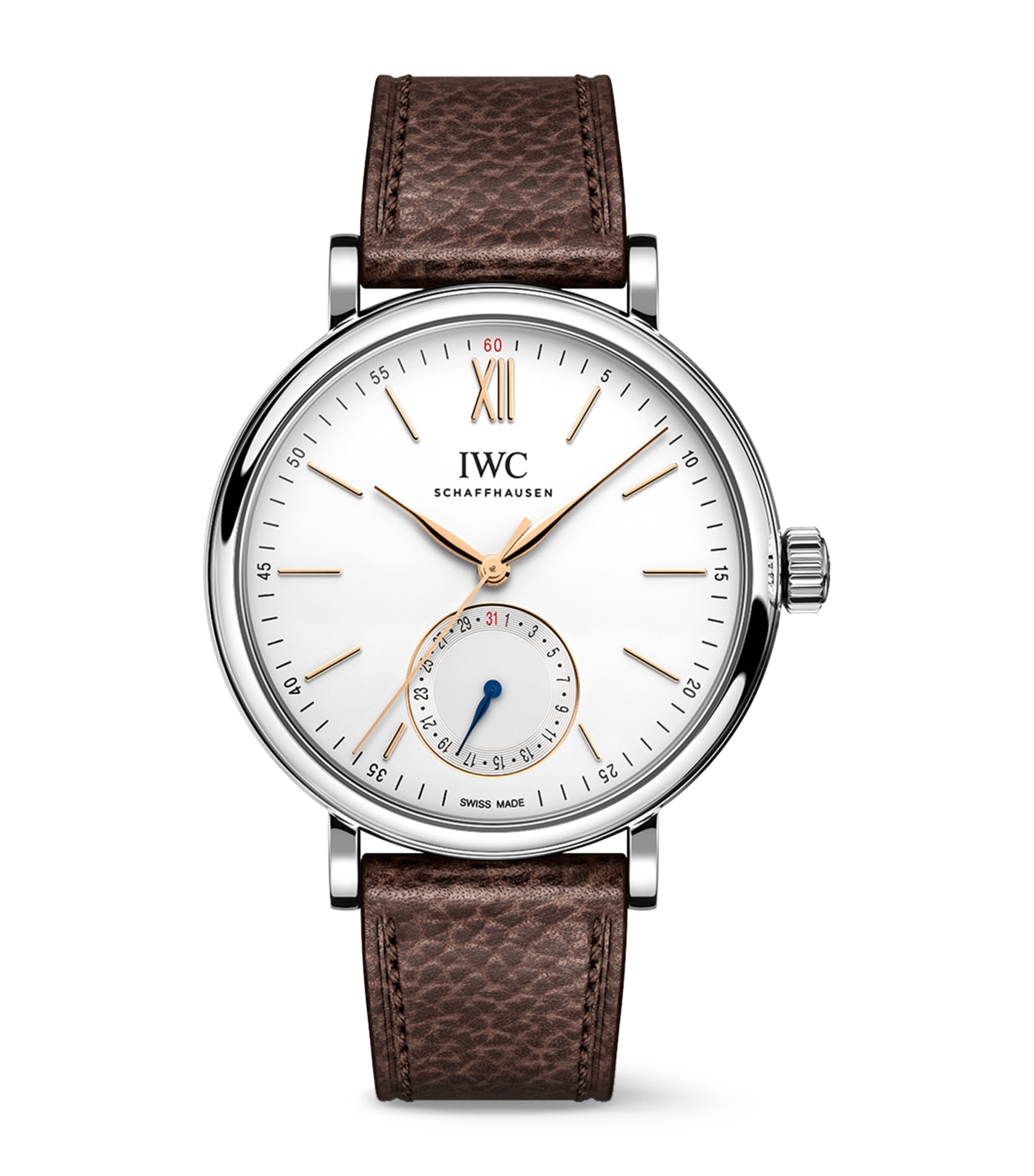 IWC Schaffhausen Stainless Steel Portofino Pointer Watch 39mm | Fine Watches | Mens Fine Watches | Watches Bestsellers