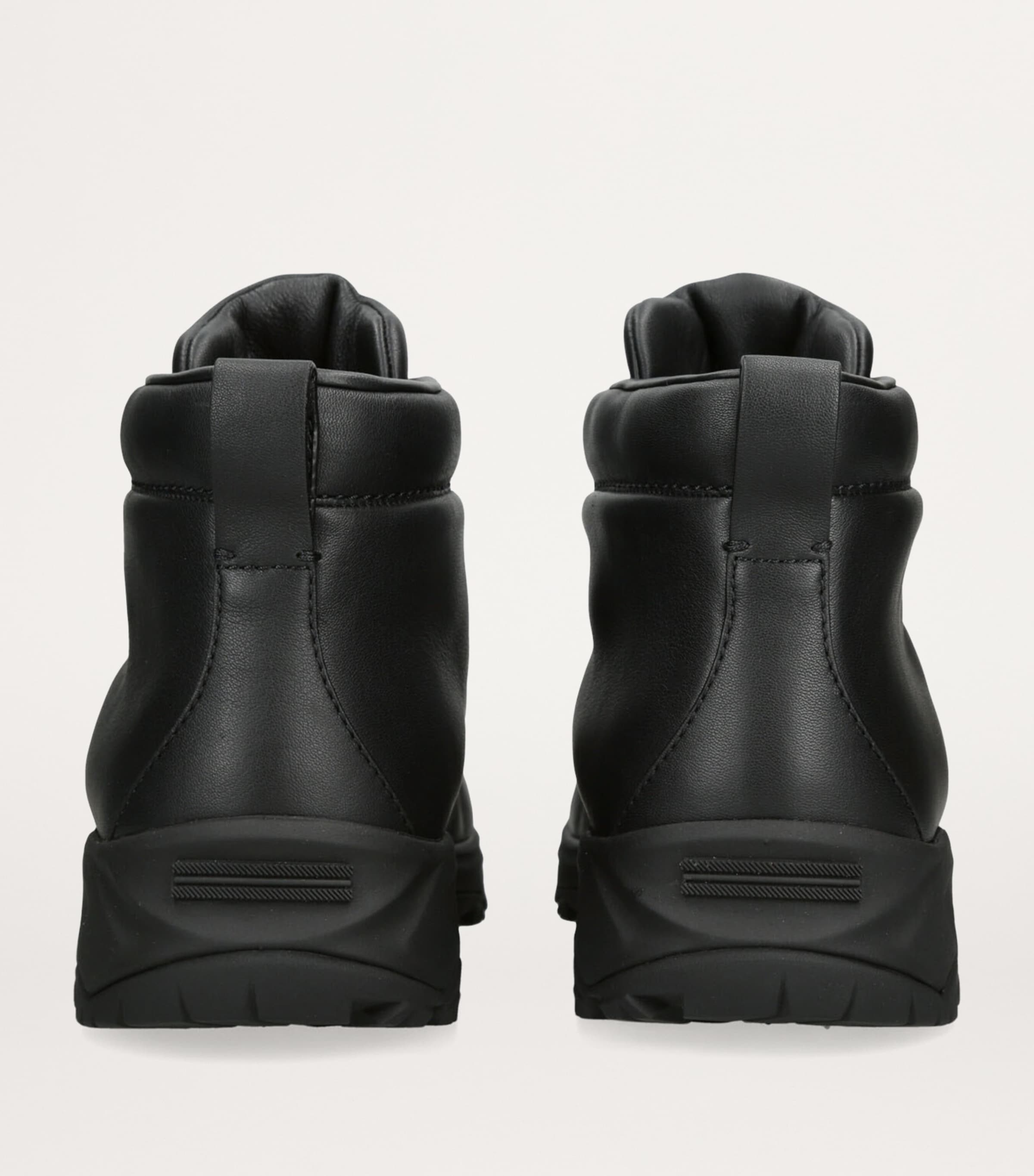 Leather Triple Stitch Vetta Sneakers BLACK Image 3