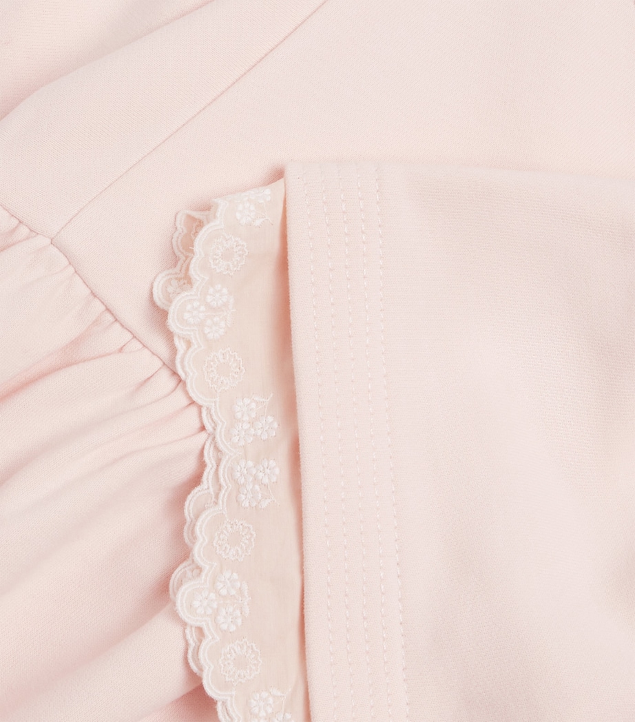 Cotton Logo Dress (14 Years) PETAL PINK Image 3