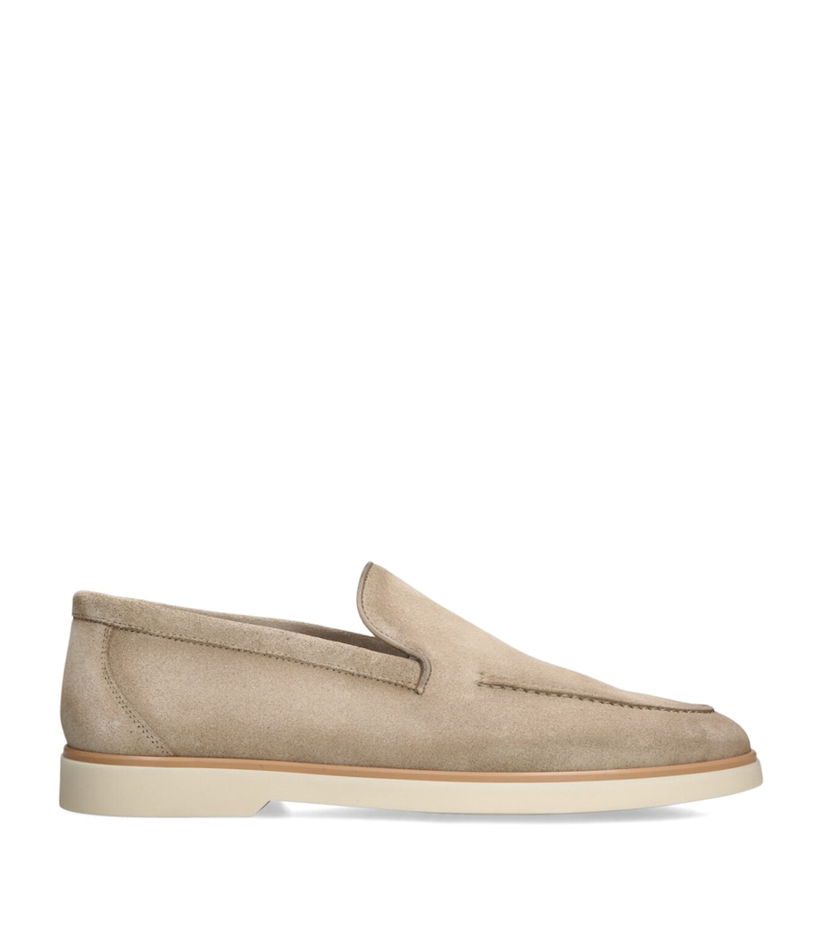 Magnanni Suede Calpe Loafers Beige Image 1