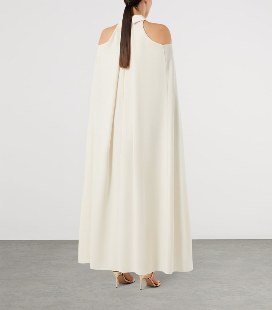 Marina Rinaldi Womens Cold Shoulder Maxi Dress Ivory Image 6