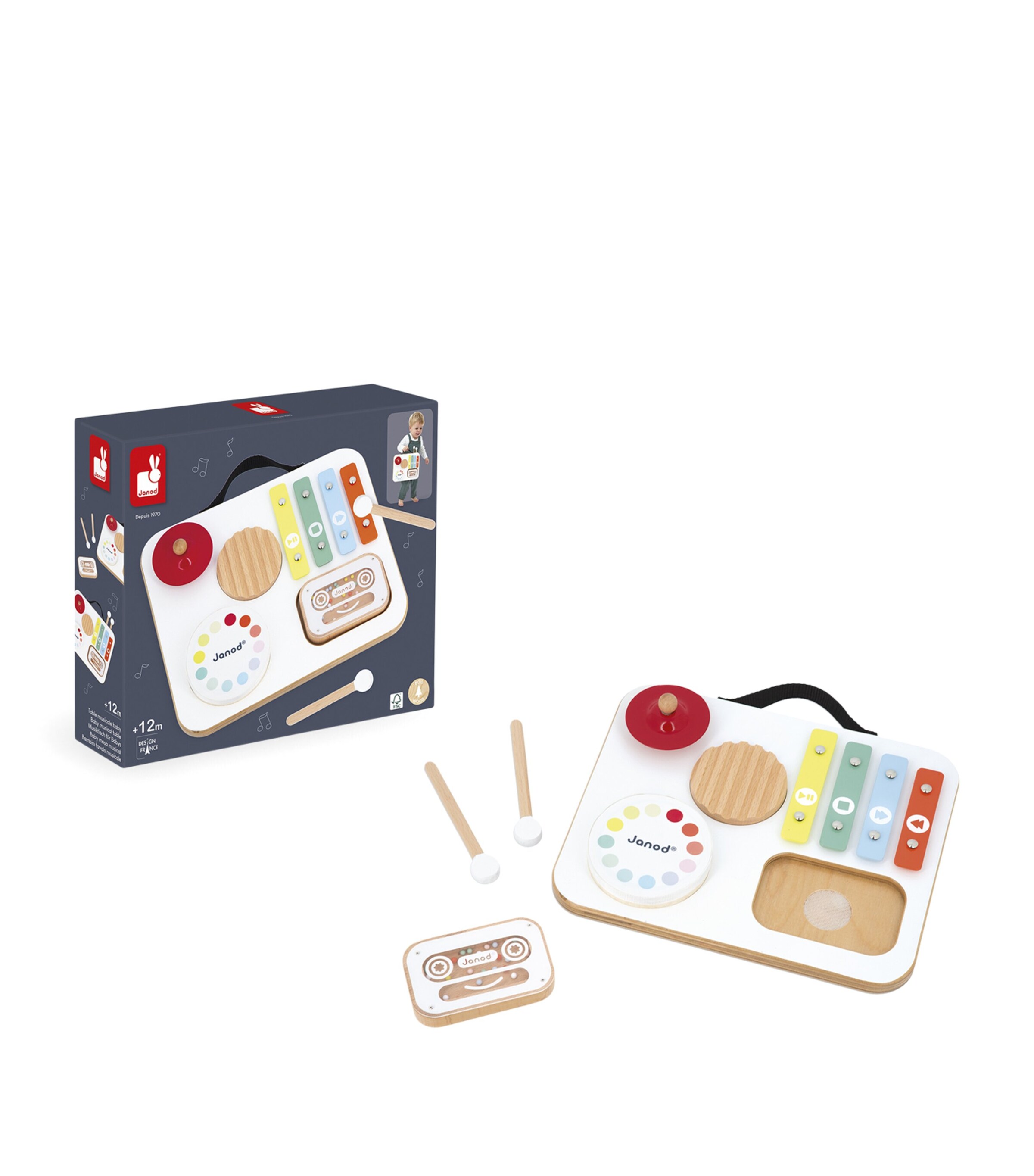 Janod Baby Confetti Musical Table Image 15