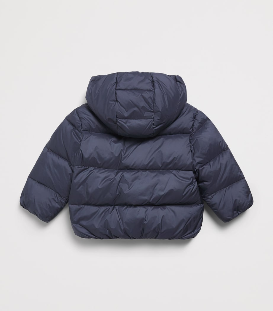 Il Gufo Down-Filled Puffer Jacket (6-36 Months) Navy Blue Image 2