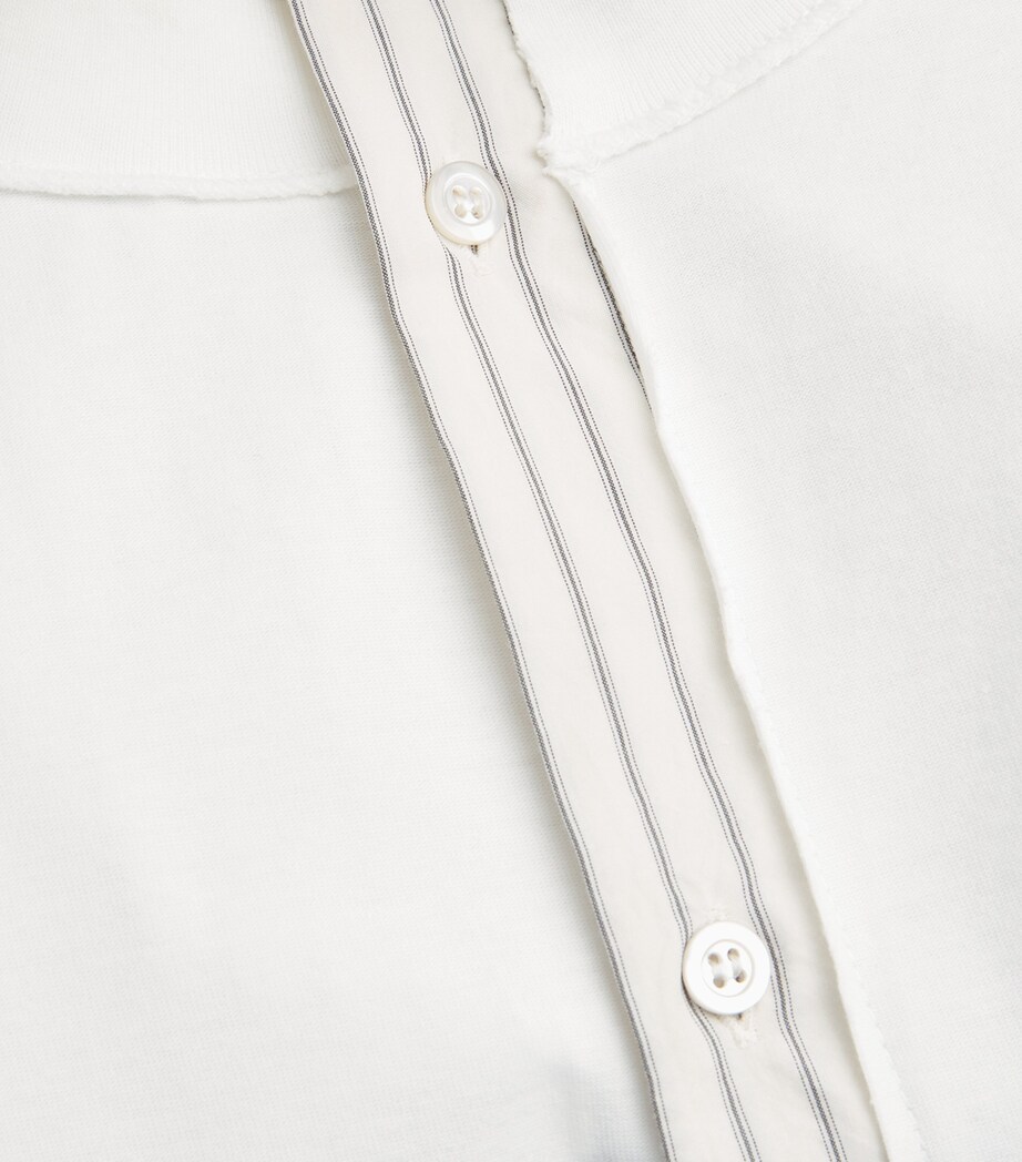 Maison Margiela Mens Cotton Layered Shirt Image 5
