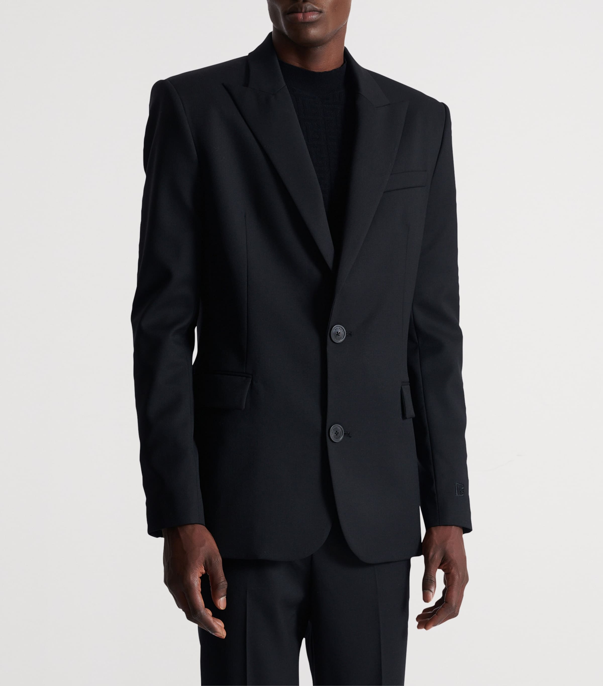 Balmain Wool Single-Breasted Blazer | Harrods US
