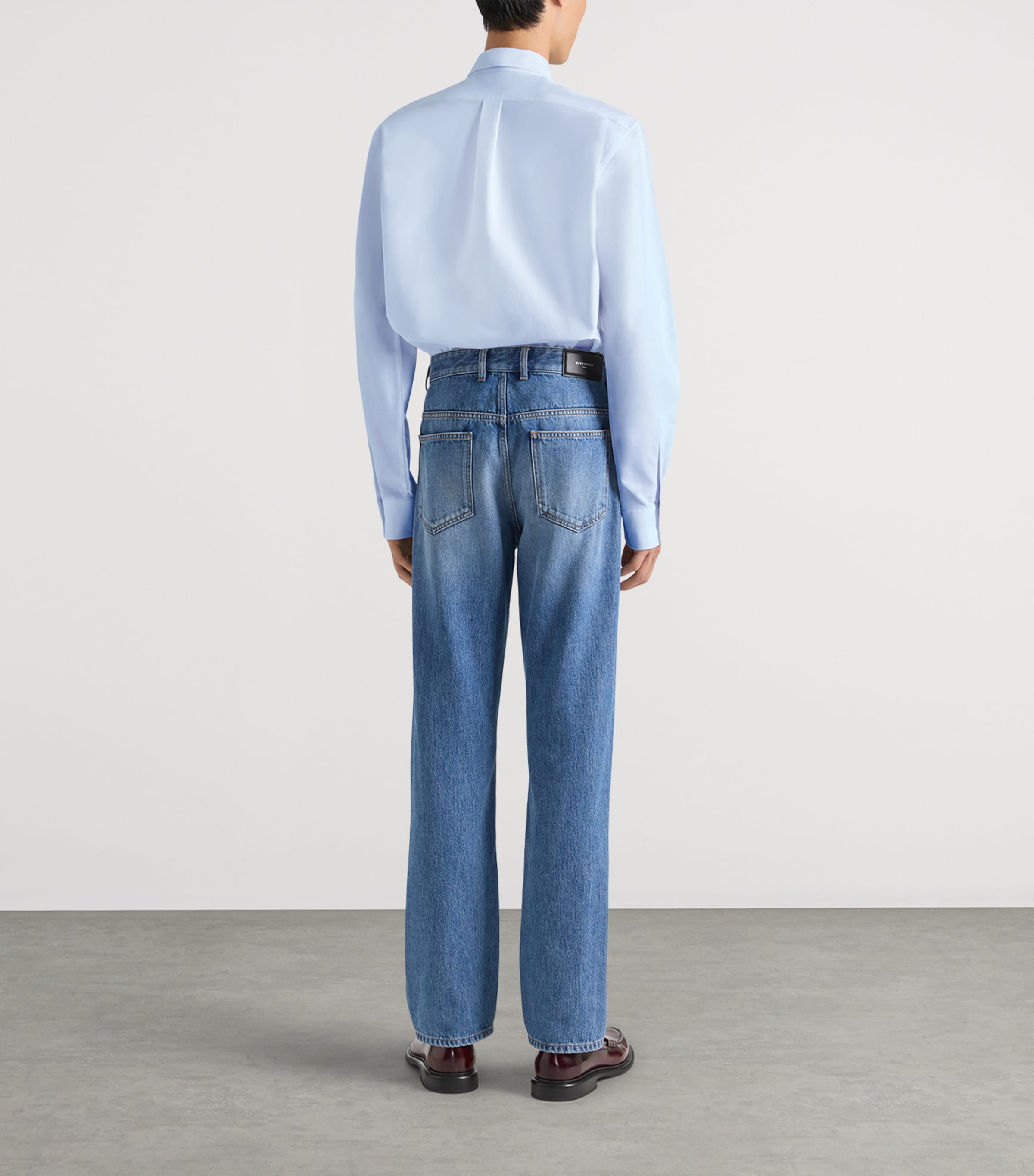 Cotton Logo Shirt BABY BLUE Image 3