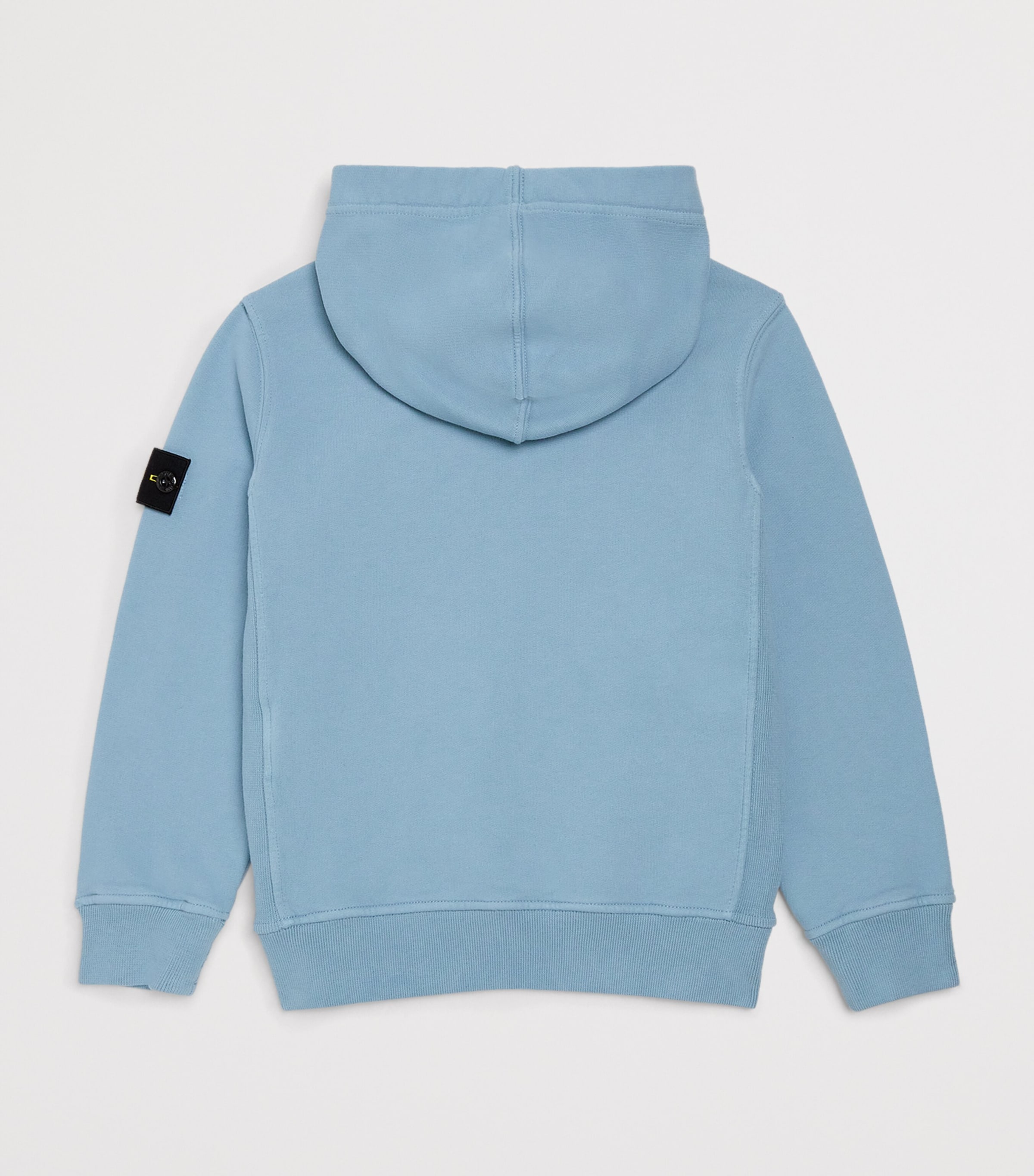 Stone Island Junior Blue Cotton Logo Hoodie (4-14 Years) Harrods SG