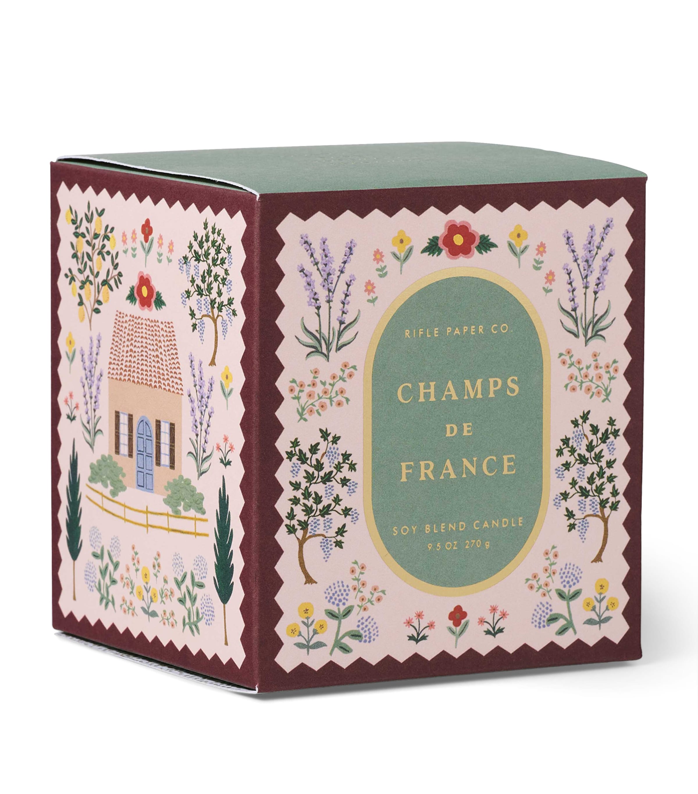 Champs de France Scented Candle (270g) GREEN Image 3