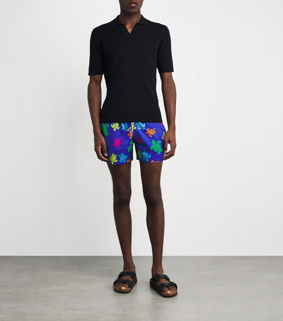 Turtle Print Moorise Swim Shorts 613-MARRAKECH Image 4