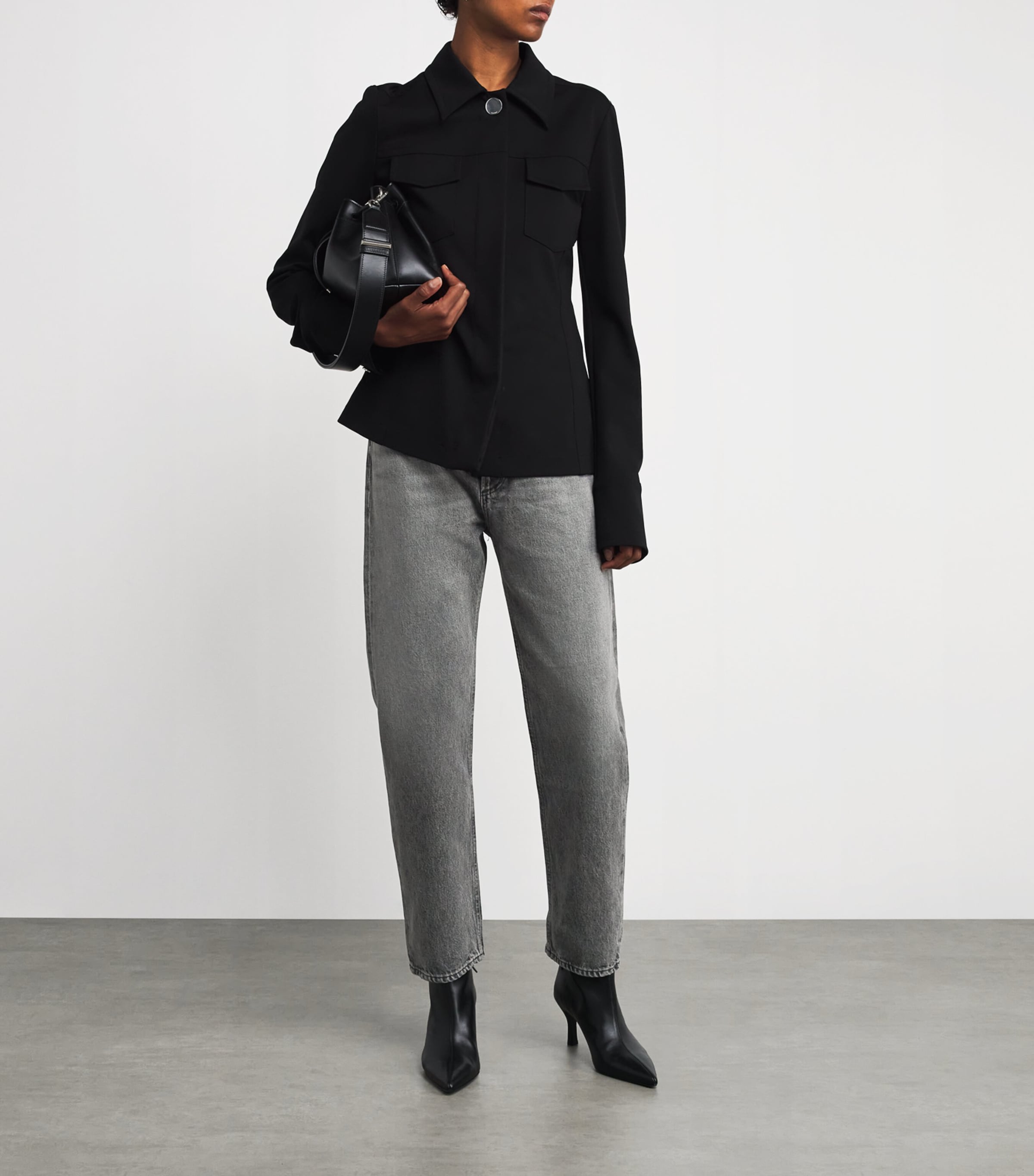 '90s Pinch Waist Cropped Jeans AUDT Image 2