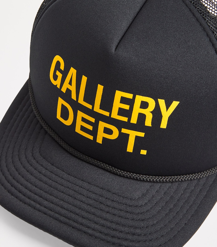 Mesh Logo Trucker Cap BLACK Image 4