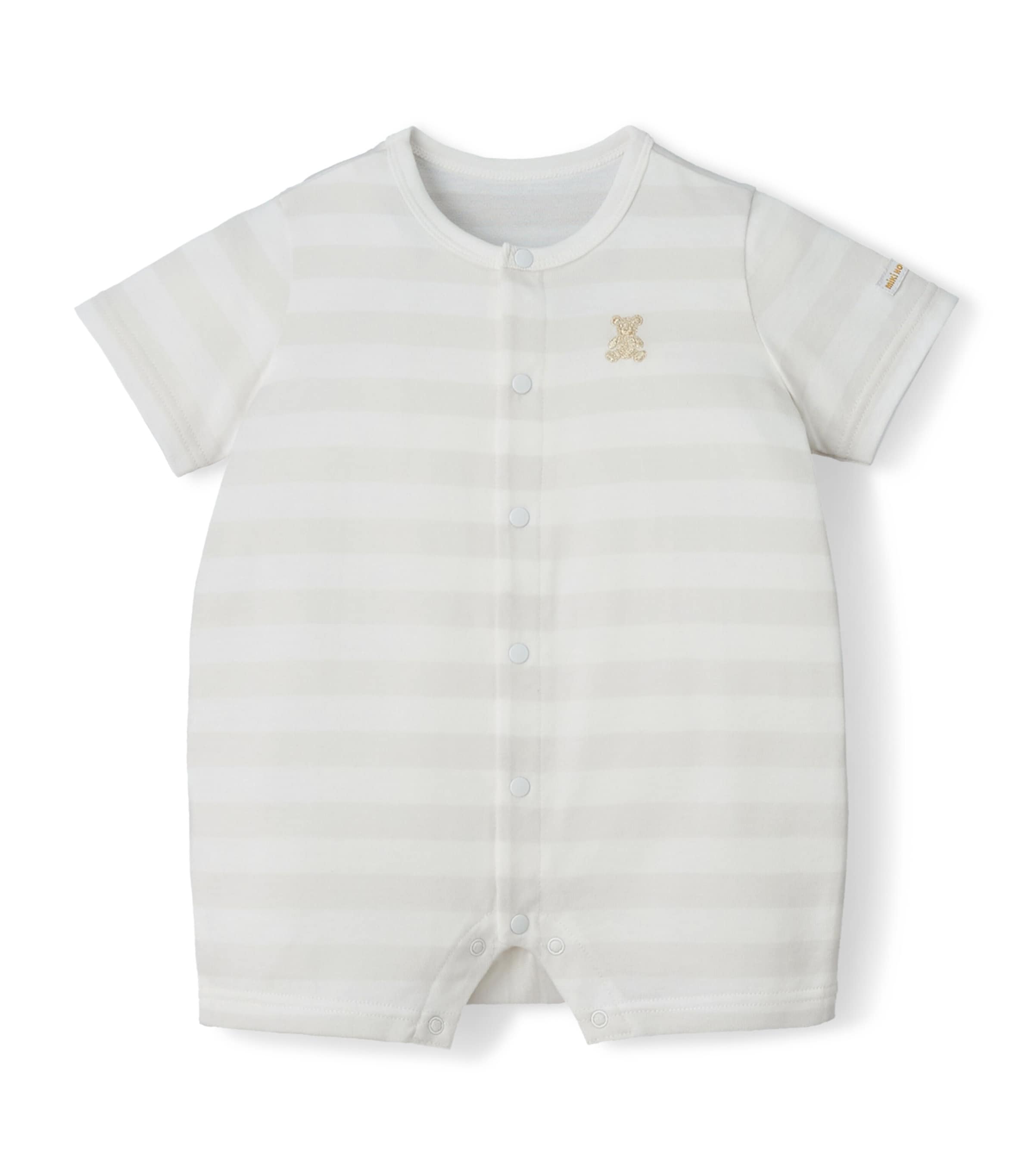 Miki House Cotton Stripe Bodysuit (One Size) Image 1