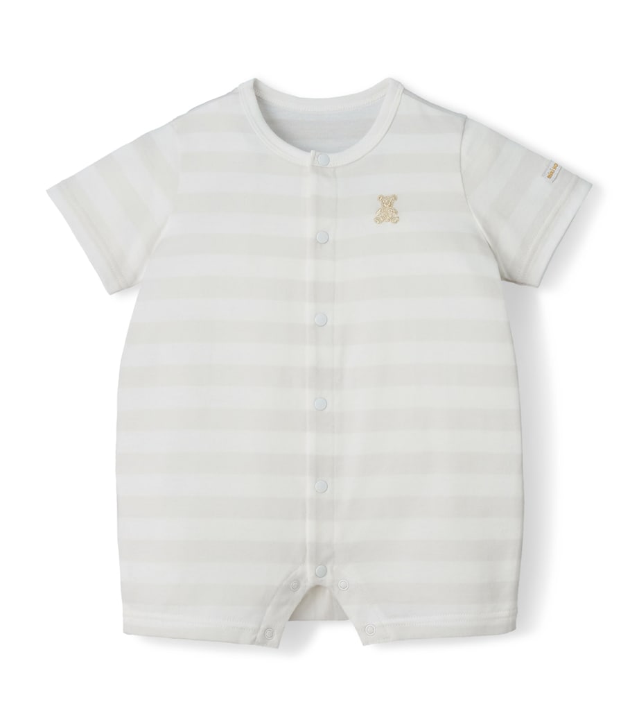Miki House Cotton Stripe Bodysuit (One Size) Image 1