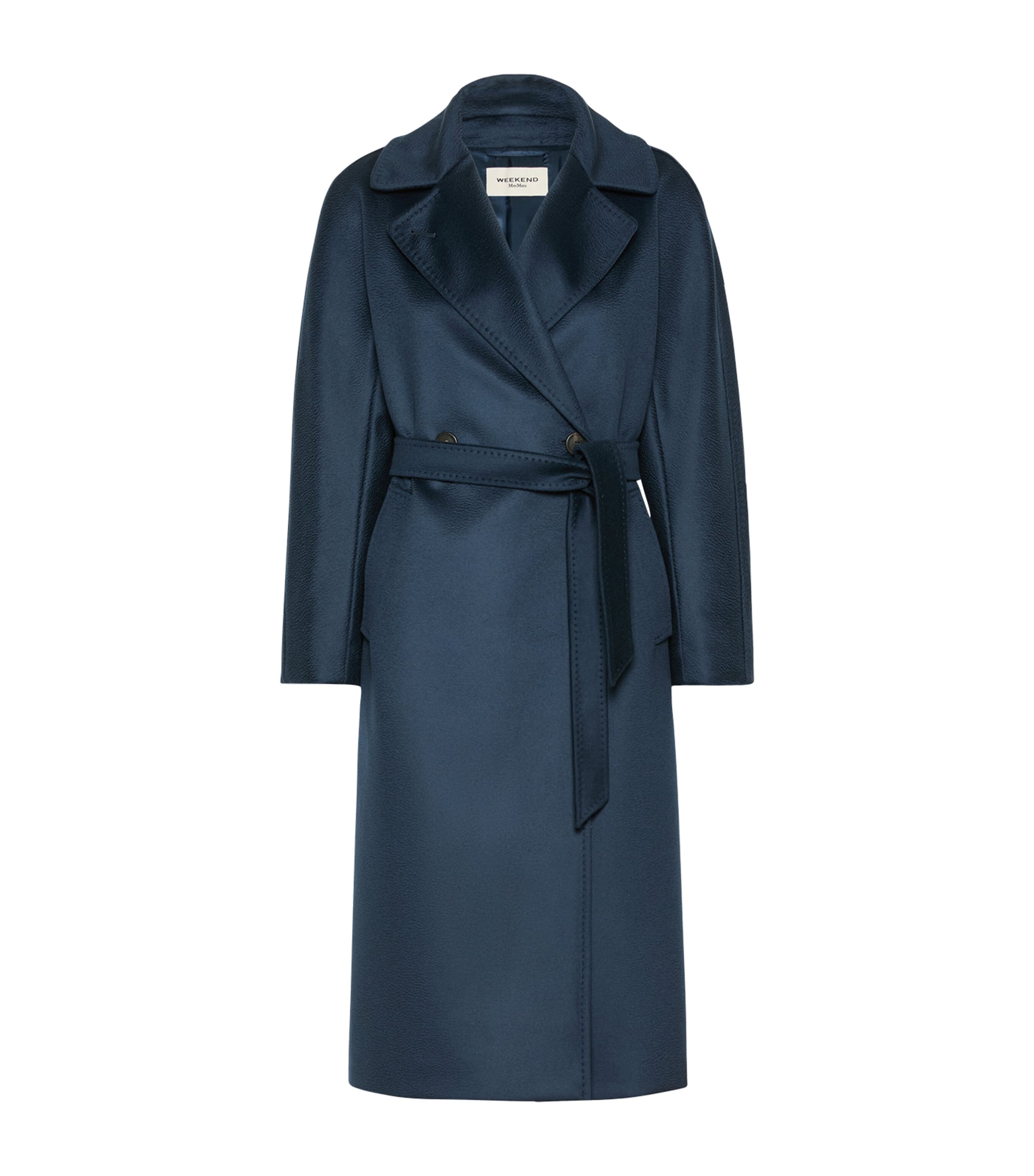 Weekend Max Mara Womens Wool Double-Breasted Coat Ultramarine Image 1