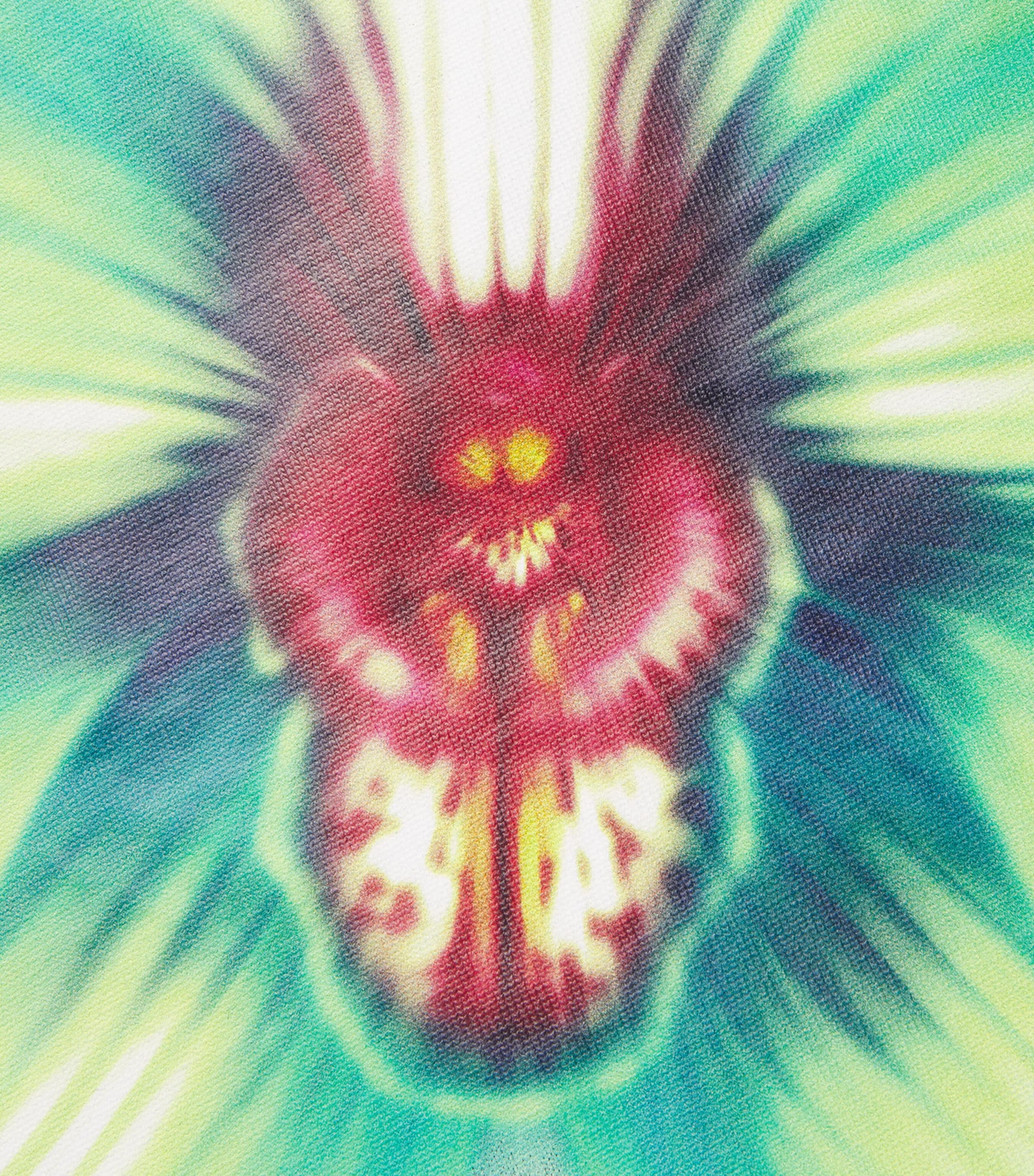 Organic Cotton Glitch Orchid T-Shirt L'ARCHE BLACK Image 5