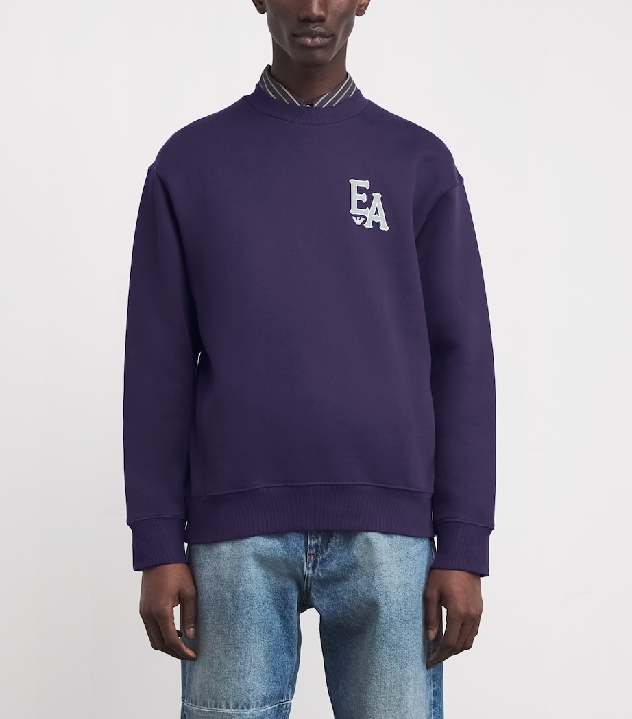 Cotton Logo Sweatshirt UA056 Image 3