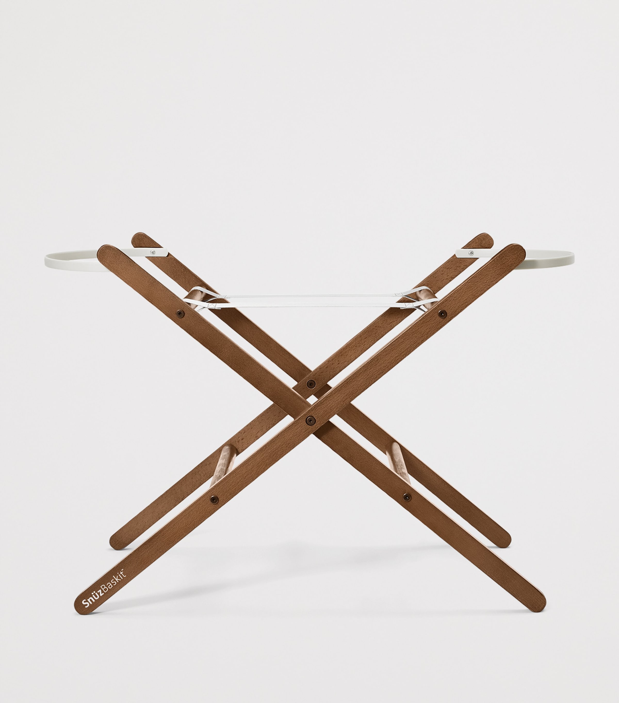 SnüzBaskit Barley Moses Basket & Walnut Stand BARLEY&WALNUT Image 9