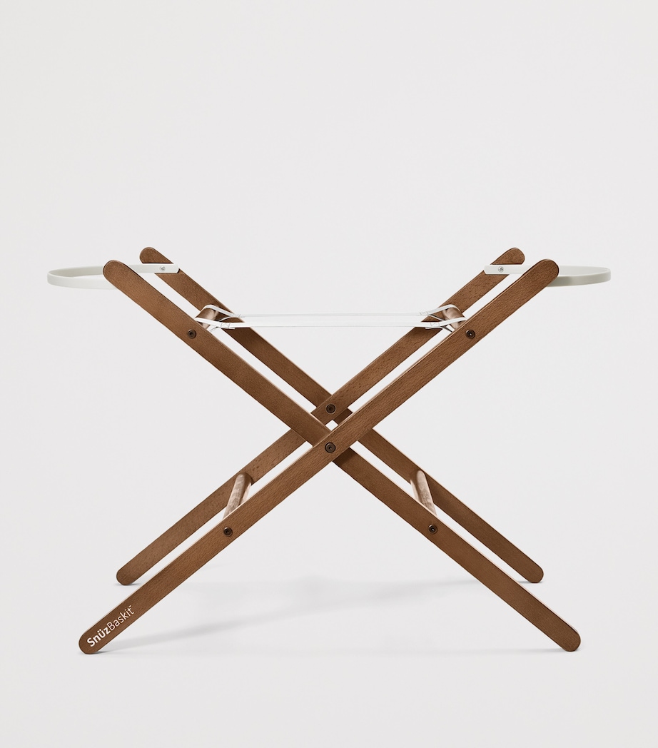 SnüzBaskit Barley Moses Basket & Walnut Stand BARLEY&WALNUT Image 9