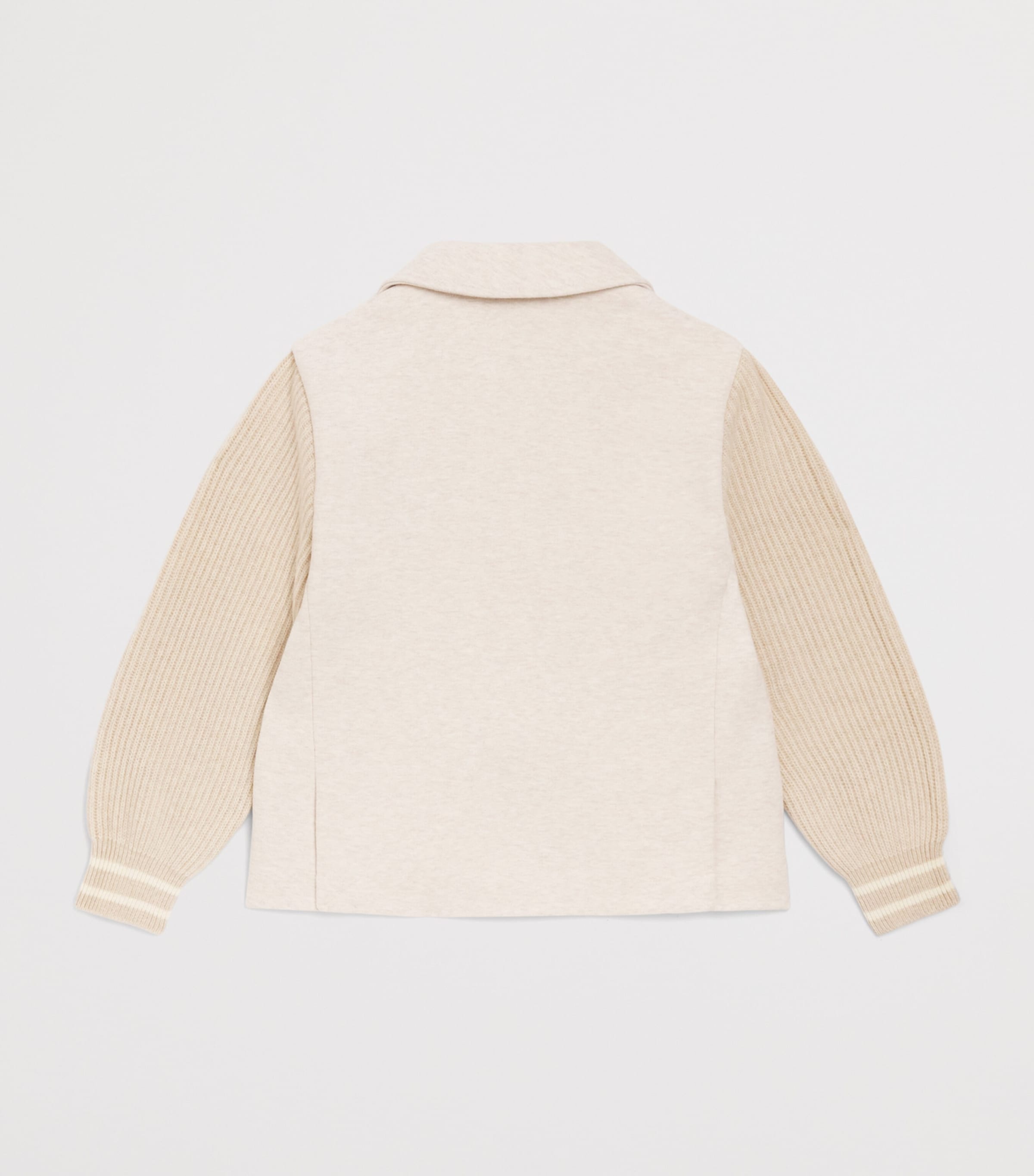 Eleventy Kids Cotton-Cashmere Knitted Blazer (2-16 Years) Beige Medio Mel Image 2